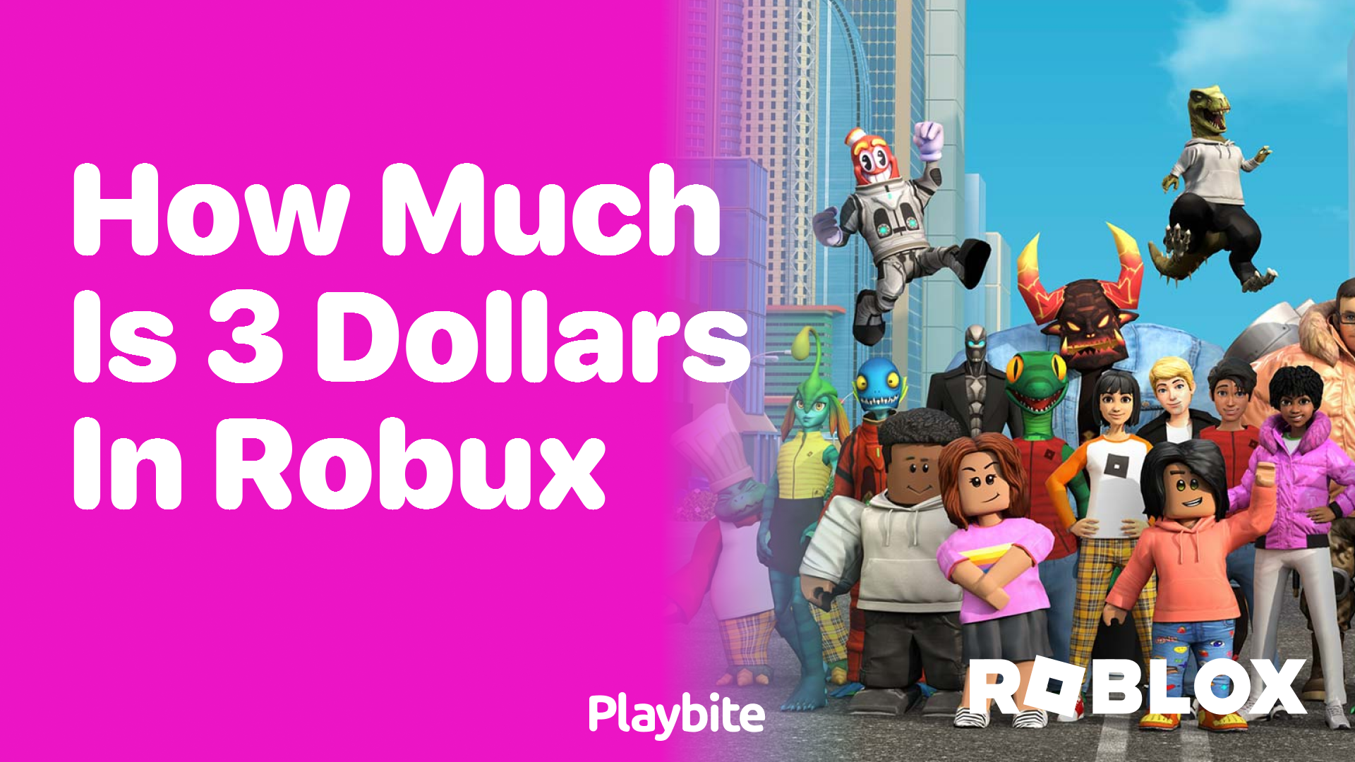 How much is 3 dollars in Robux?