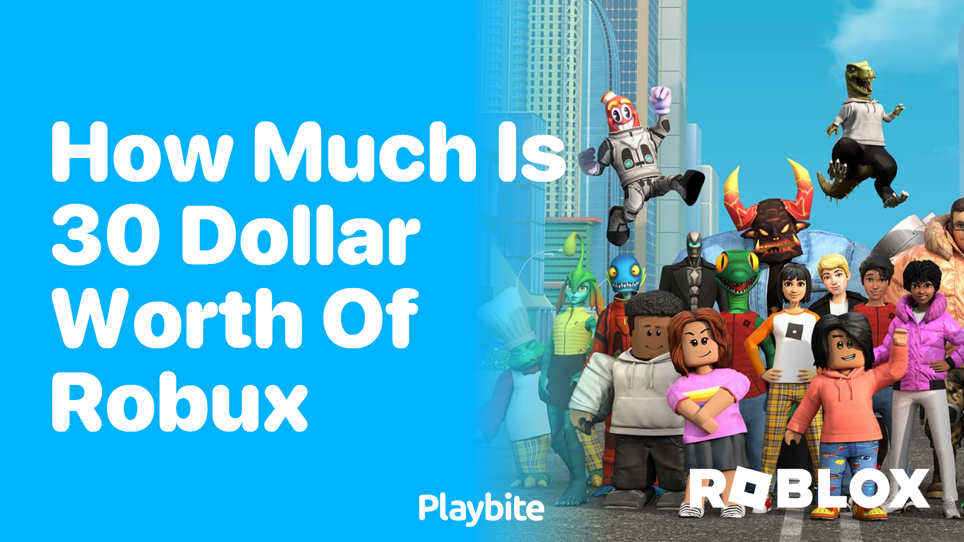 How Much is $30 Worth of Robux?