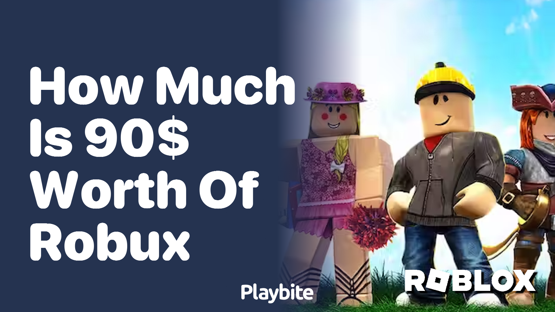 How Much is $90 Worth of Robux?