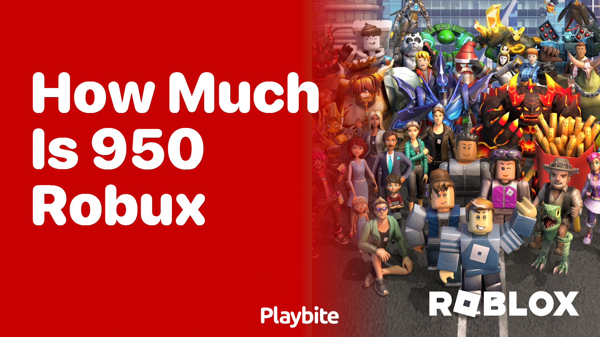 How Much Does 950 Robux Cost?