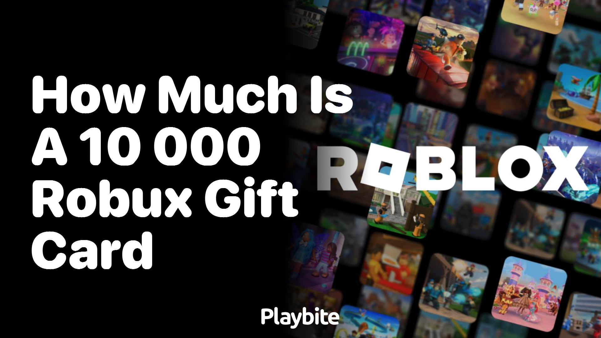 How Much Does a 10,000 Robux Gift Card Cost? - Playbite