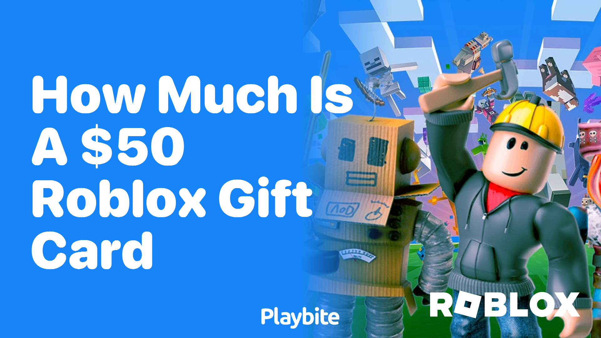 How Much is a $50 Roblox Gift Card?