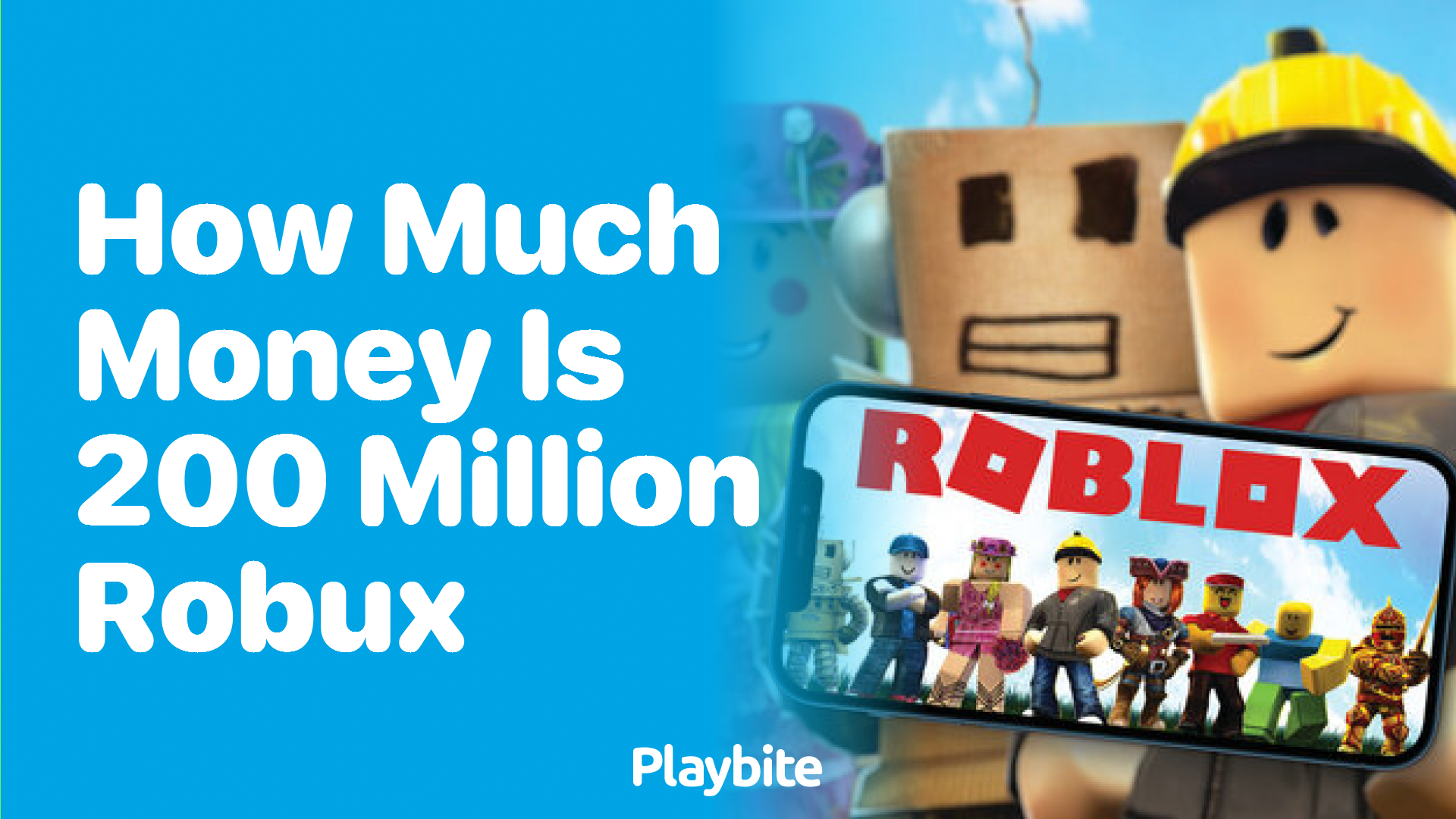 How Much Money Is 200 Million Robux Worth?