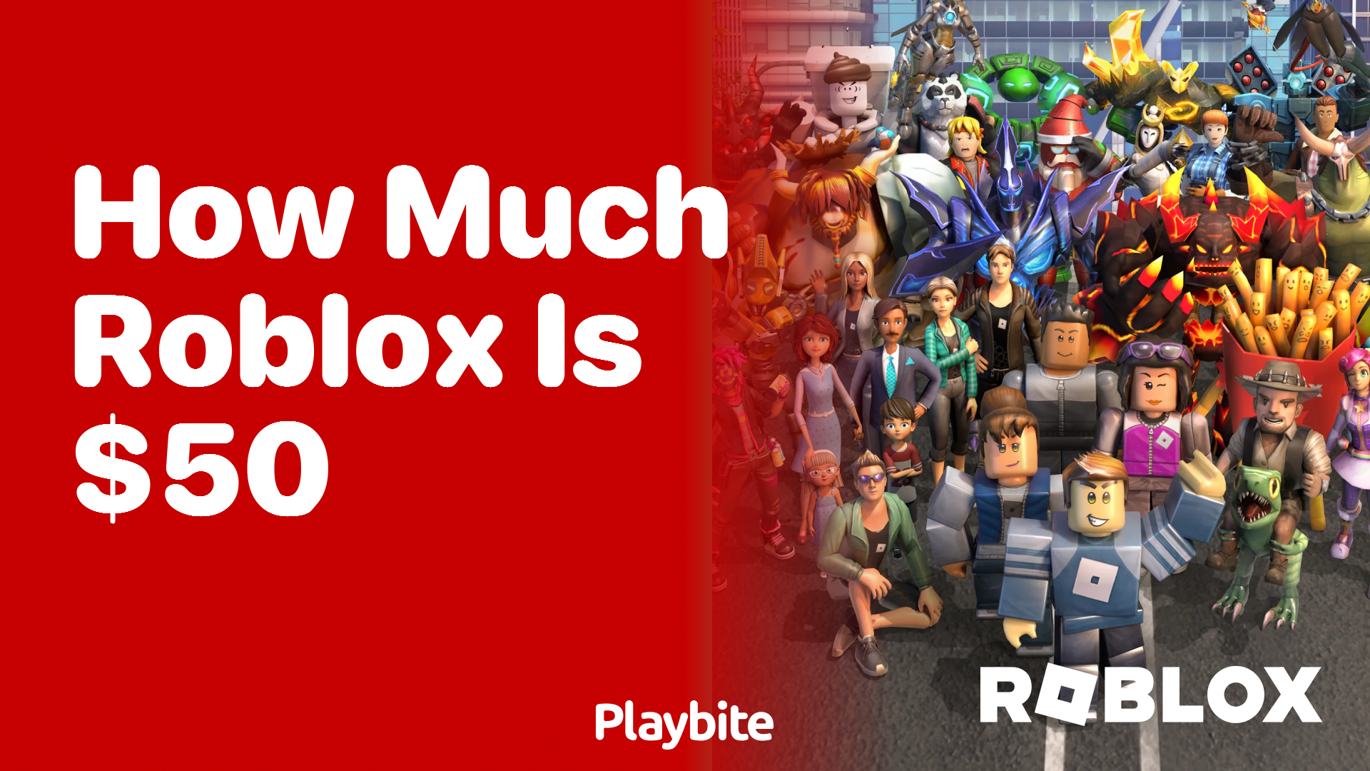 How Much Robux Can You Get With $50?