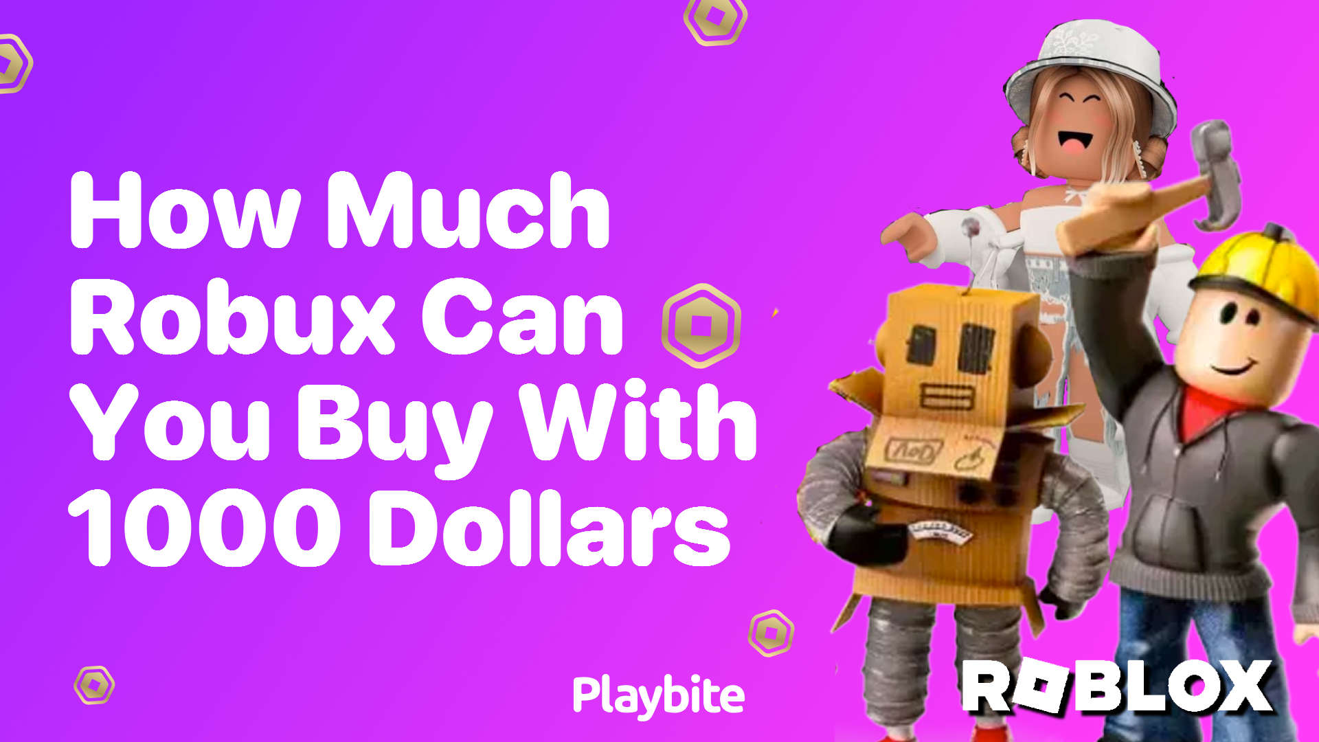 How Much Robux Can You Buy With 1000 Dollars?