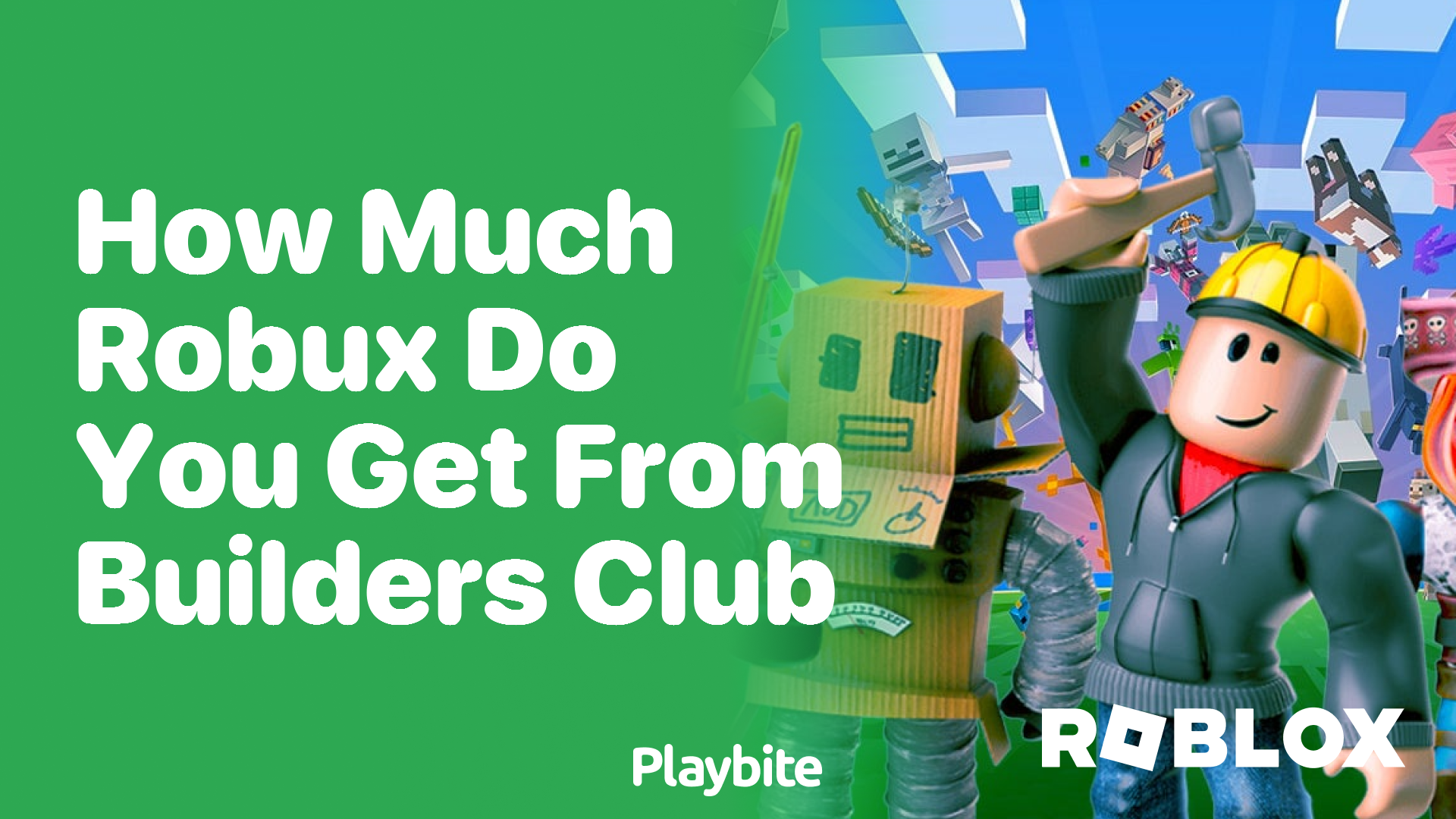 How Much Robux Do You Get From Builders Club?