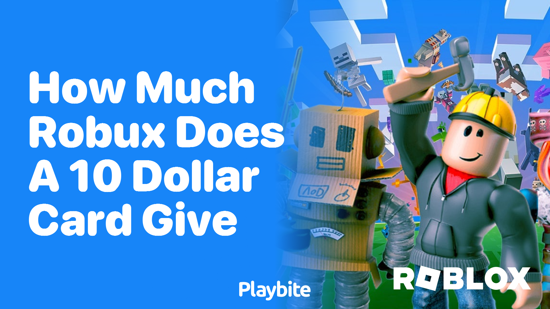 How Much Robux Does a $10 Card Give in Roblox?
