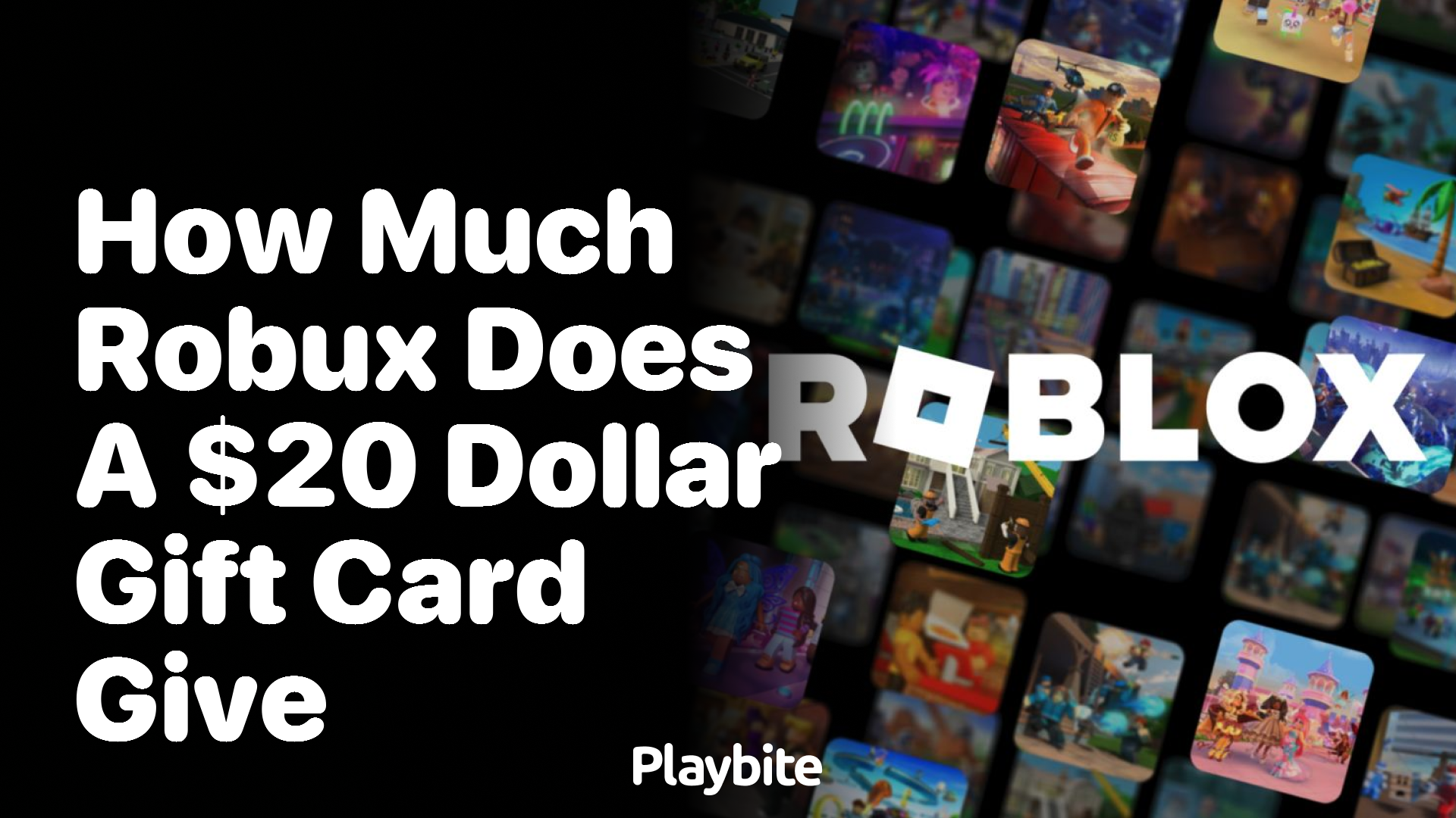 How Much Robux Does a $20 Dollar Gift Card Give You?