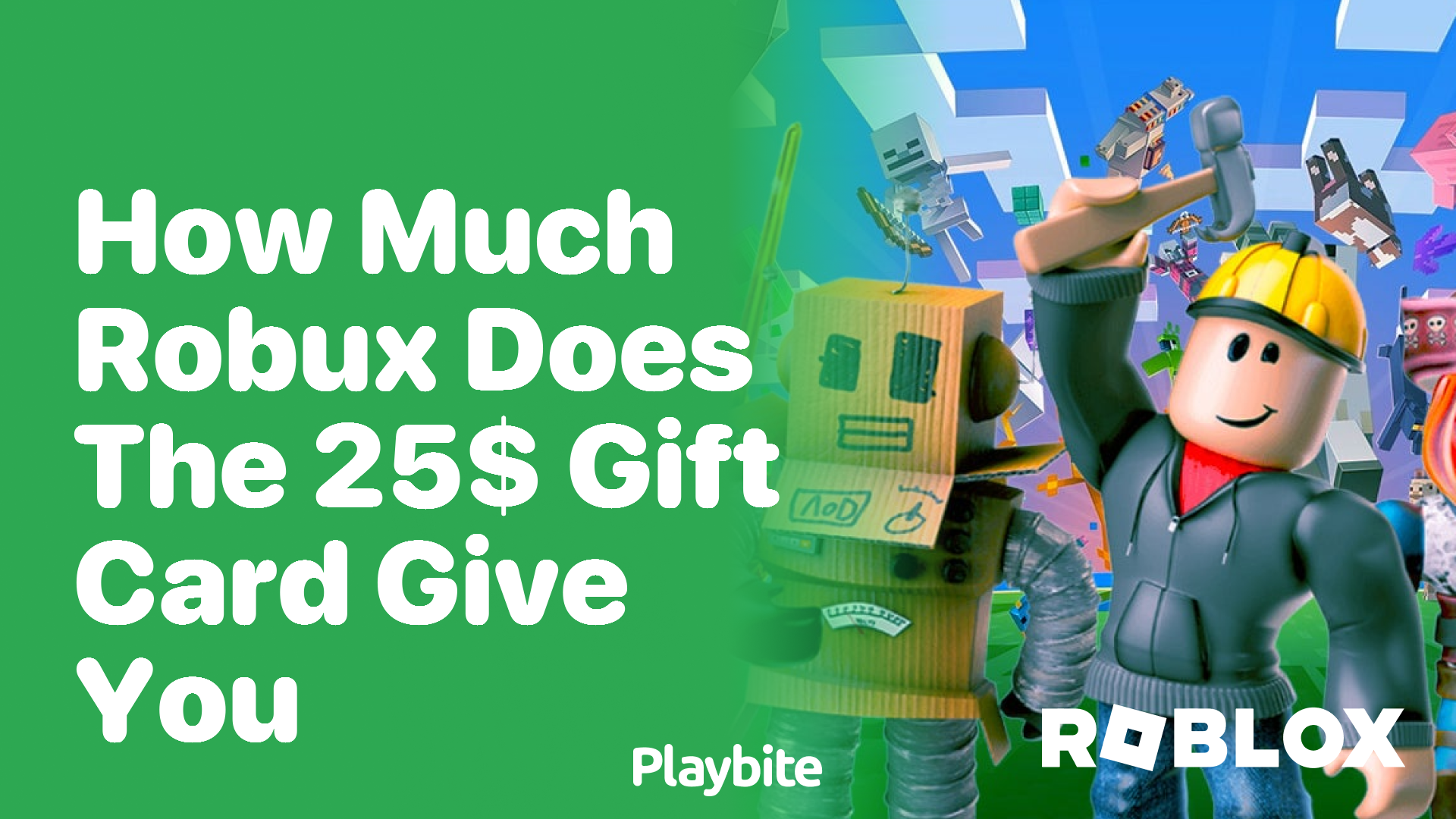 How Much Robux Does The $25 Gift Card Give You?