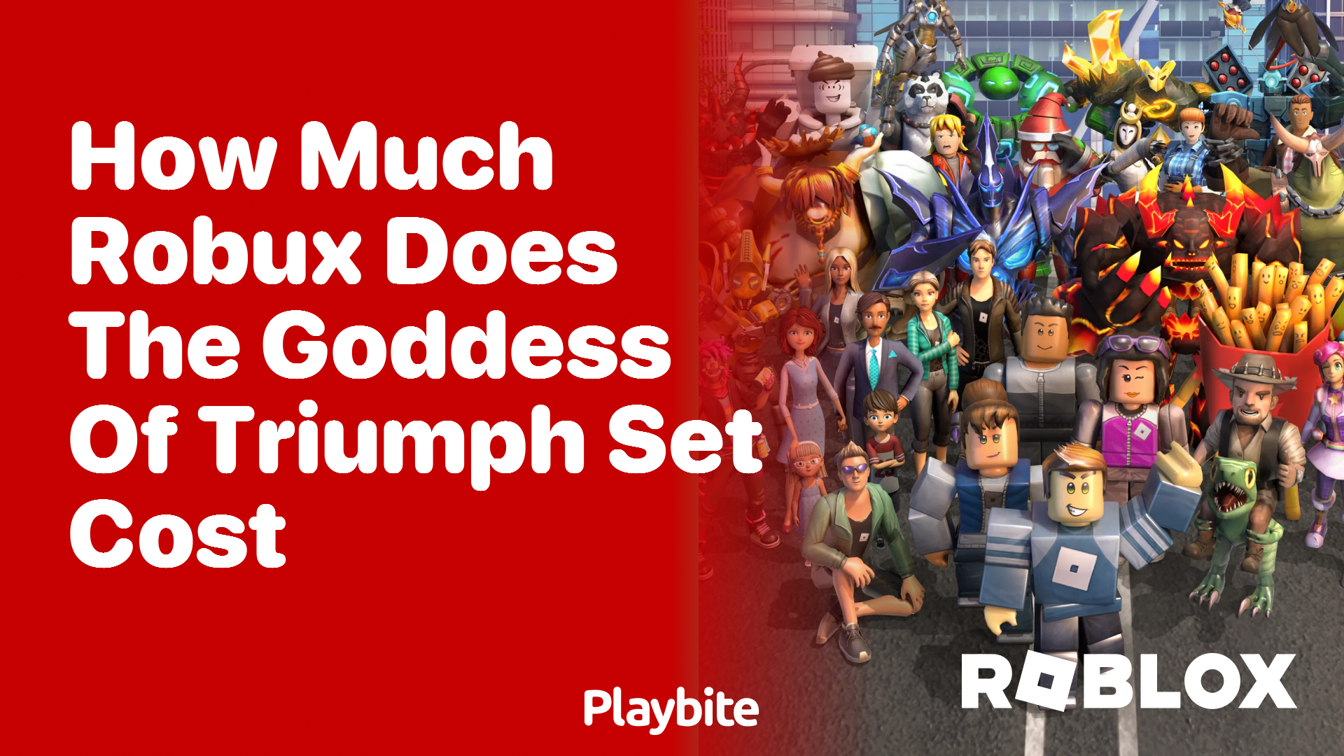 How Much Robux Does the Goddess of Triumph Set Cost?
