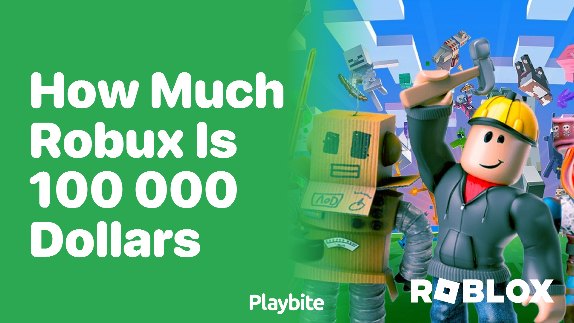 How Much Robux Is 100,000 Dollars?