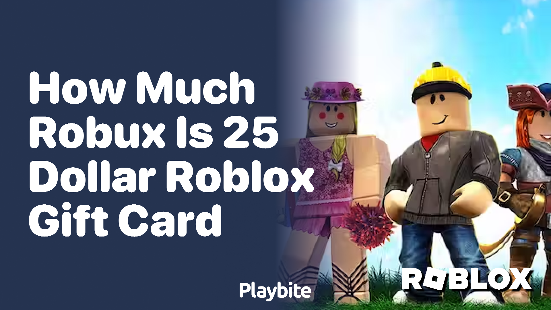 How Much Robux Do You Get With a $25 Roblox Gift Card?