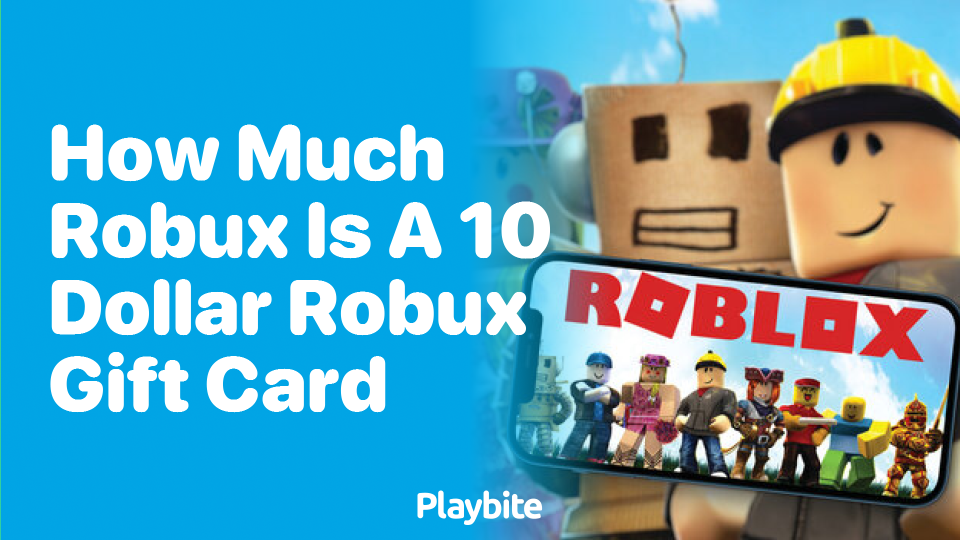 How Much Robux Will a $10 Robux Gift Card Get You?