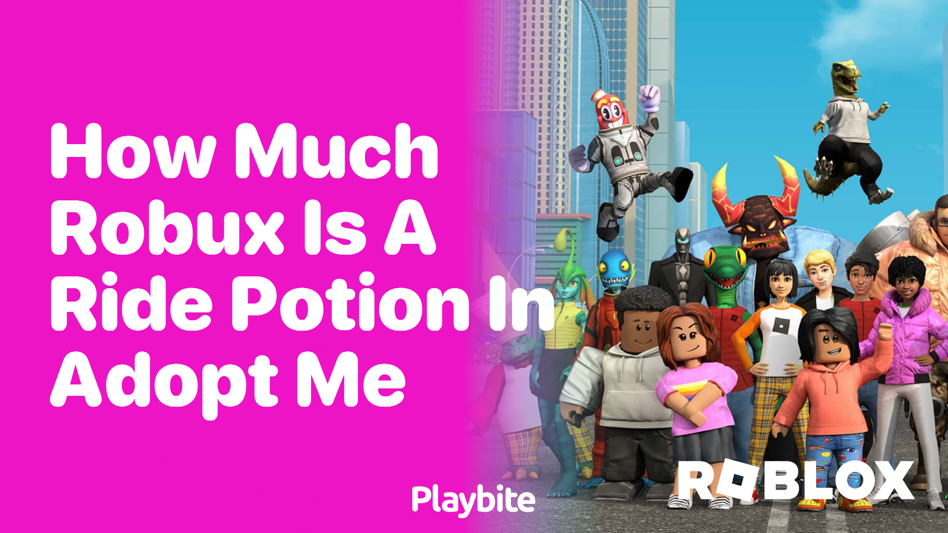 How Much Robux is a Ride Potion in Adopt Me?