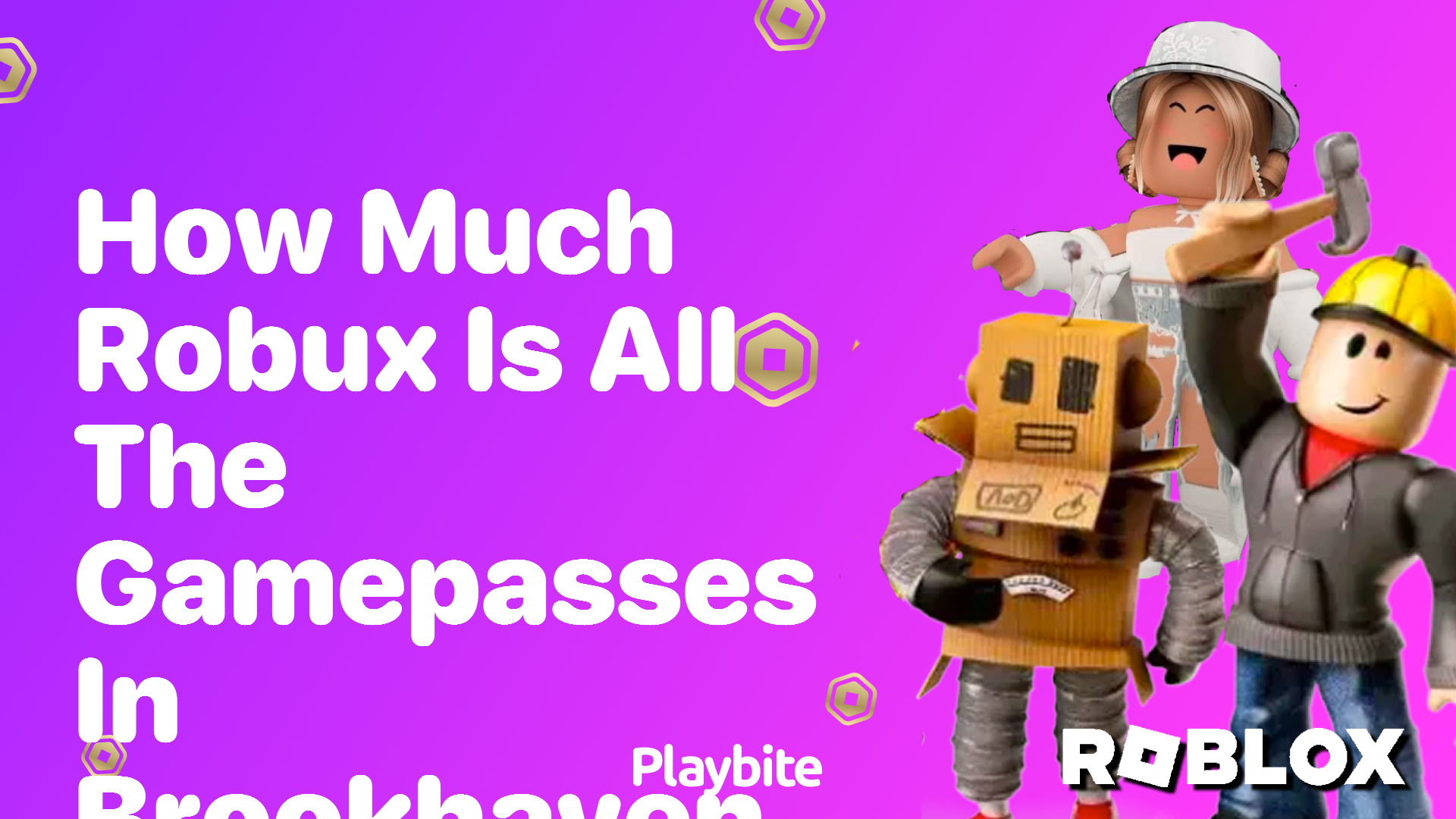 How Much Robux Do All the Gamepasses in Brookhaven Cost?