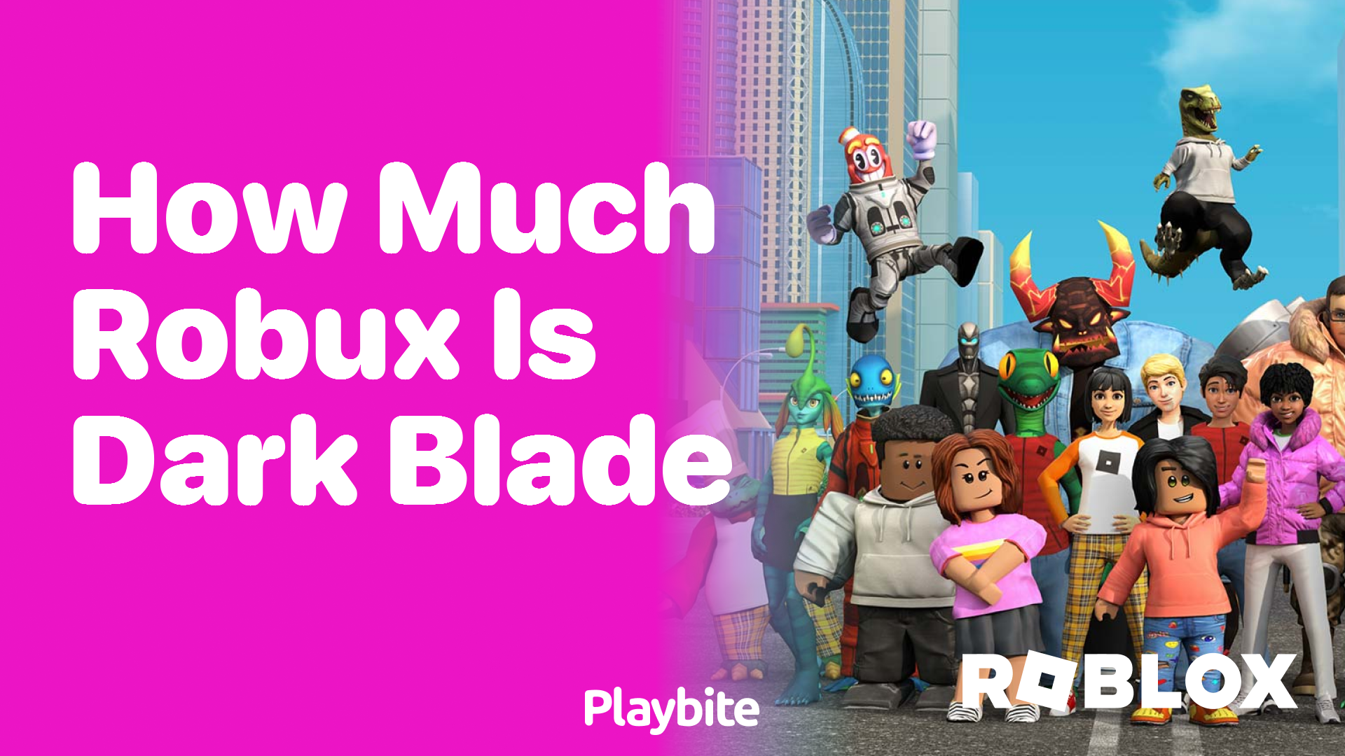 How Much Robux is the Dark Blade in Roblox