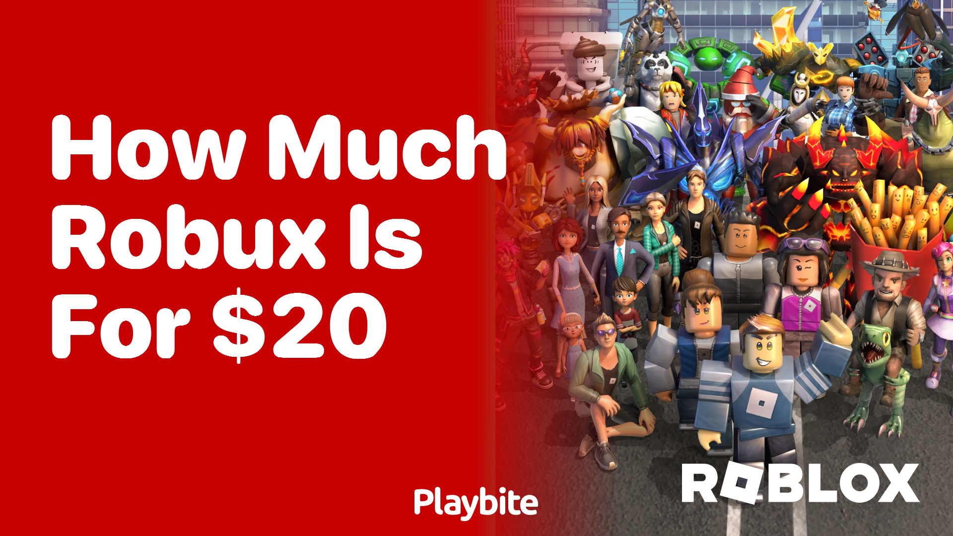 How Much Robux Can You Get for $20?