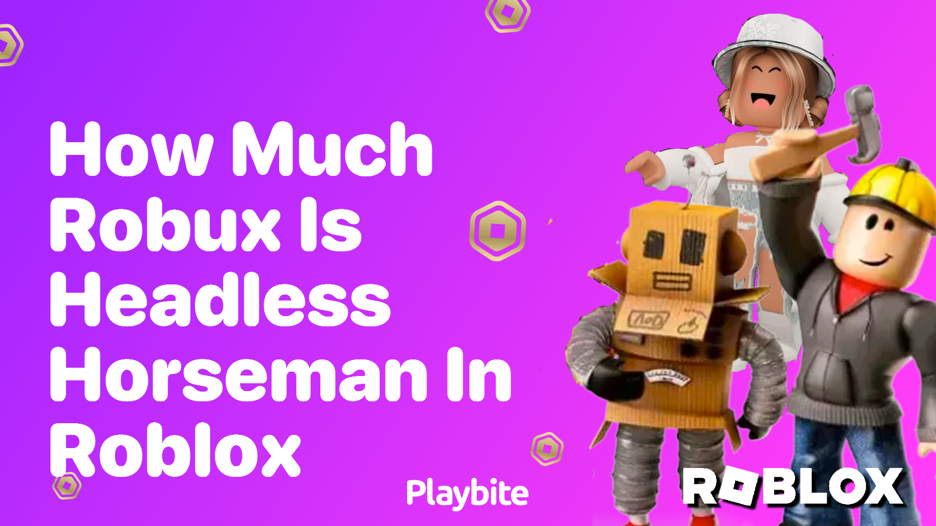 How Much Robux Is the Headless Horseman in Roblox?