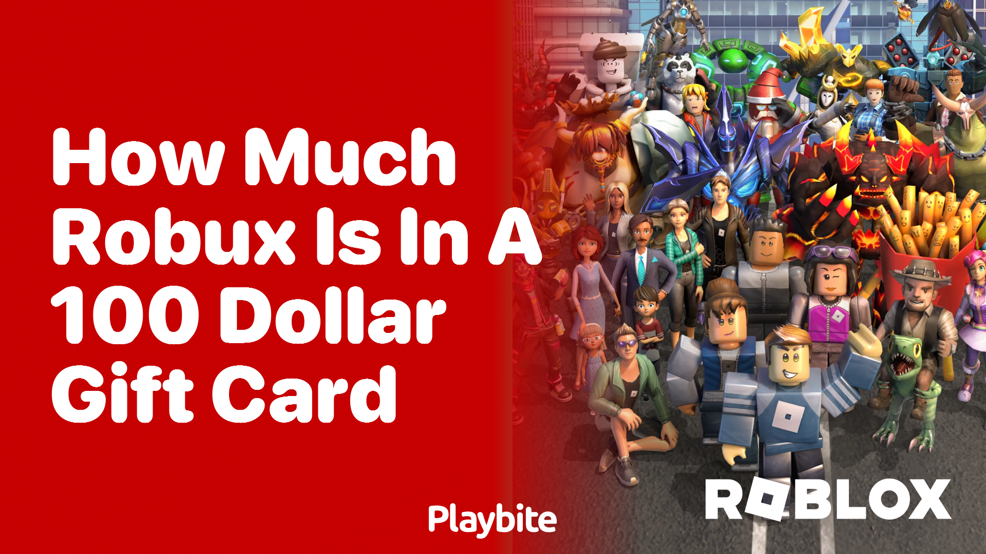 How Much Robux is in a $100 Gift Card?