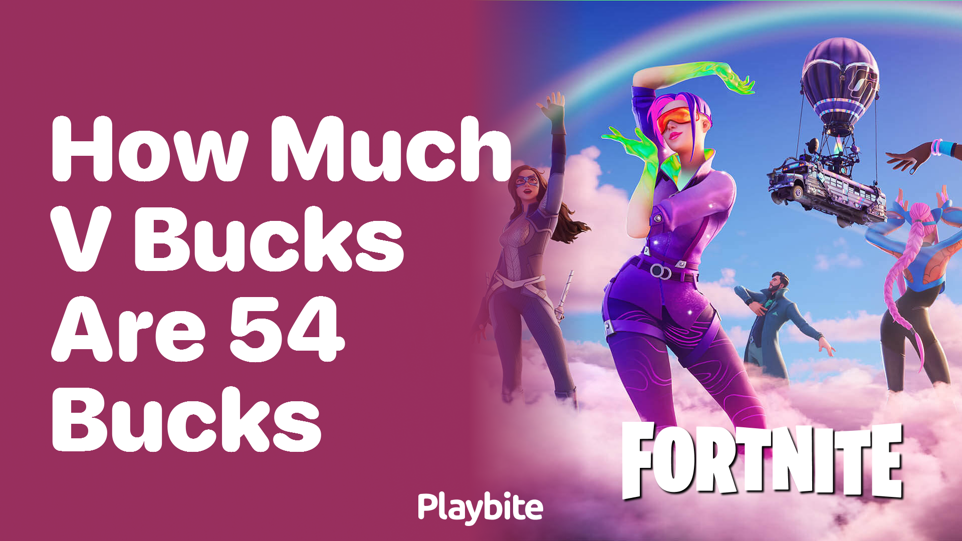 How Much V-Bucks Are 54 Bucks?