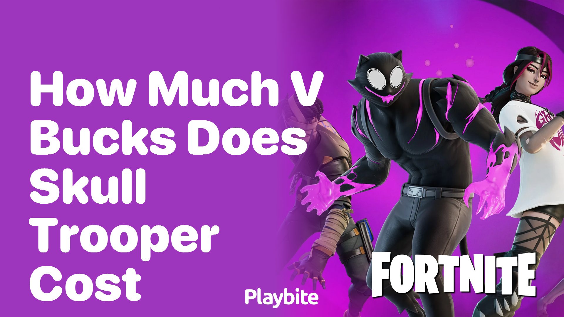 How Much V-Bucks Does the Skull Trooper Cost in Fortnite?