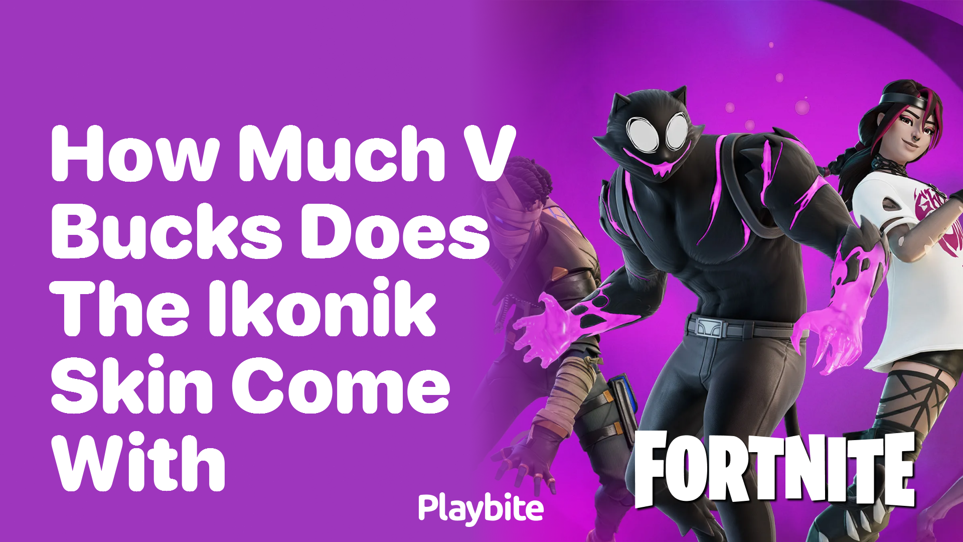 How Much V-Bucks Does the Ikonik Skin Come With?