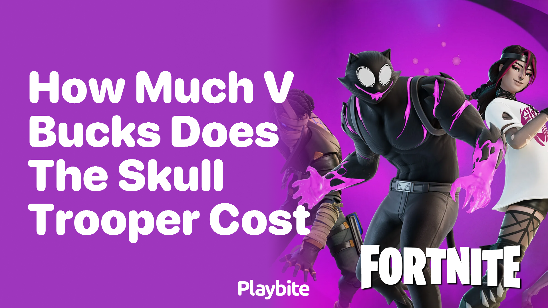 How Much V-Bucks Does the Skull Trooper Cost in Fortnite?