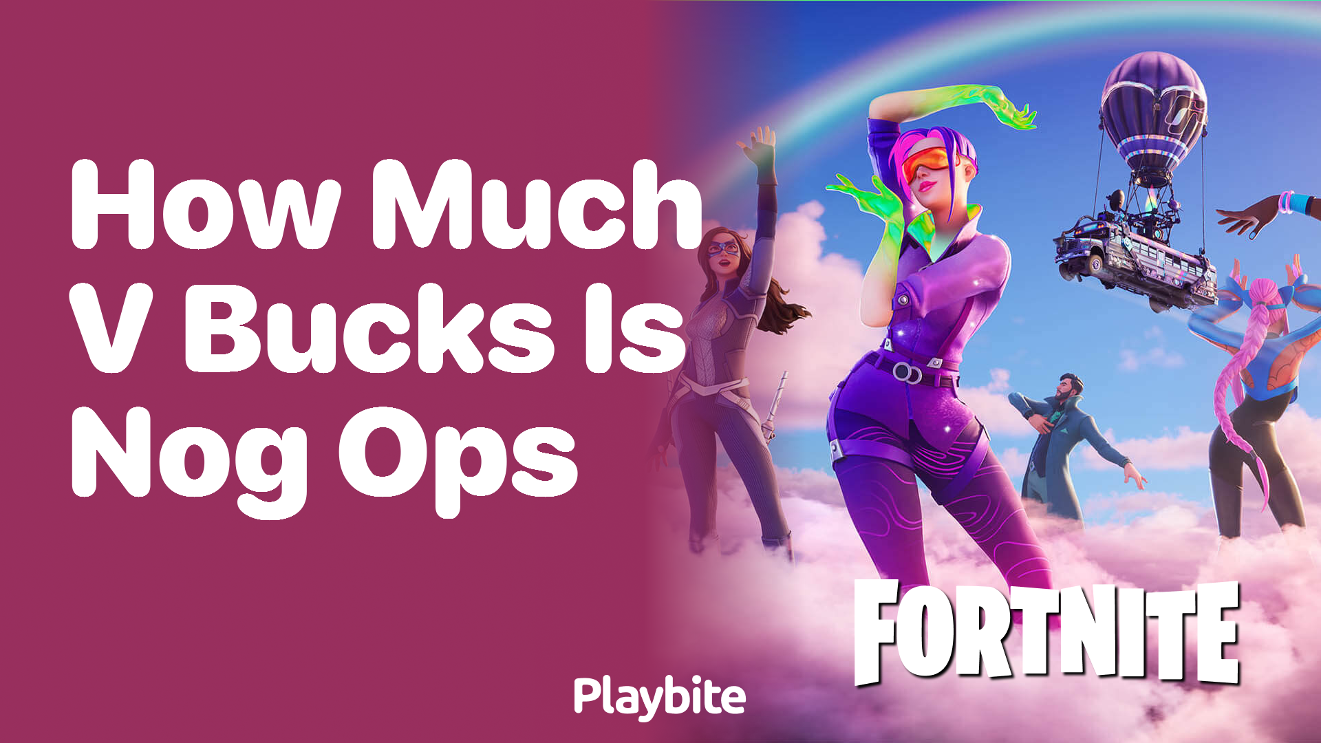 How Much V-Bucks Will Nog Ops Cost You in Fortnite?