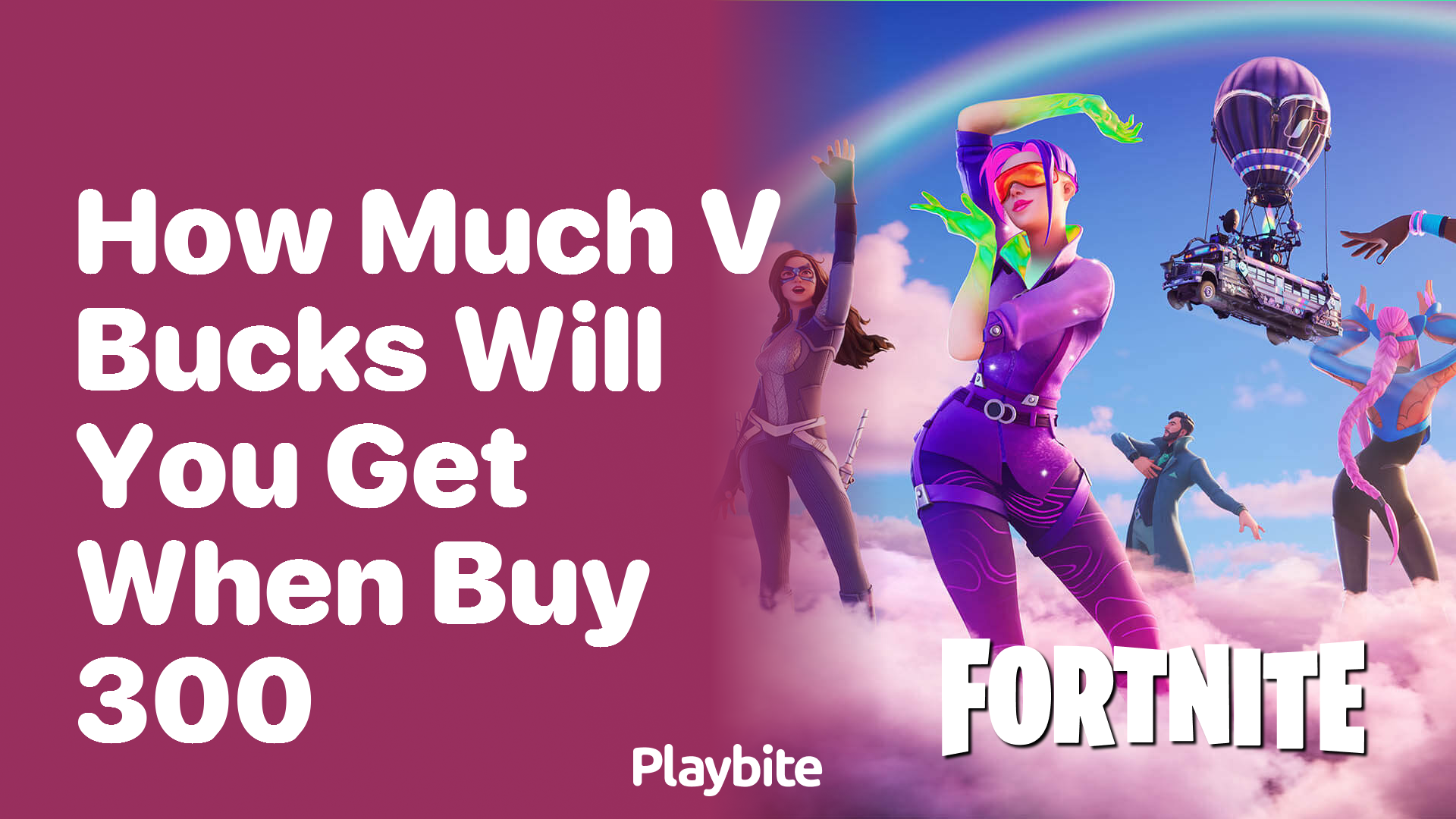 How Much V-Bucks Will You Get When You Buy 300?