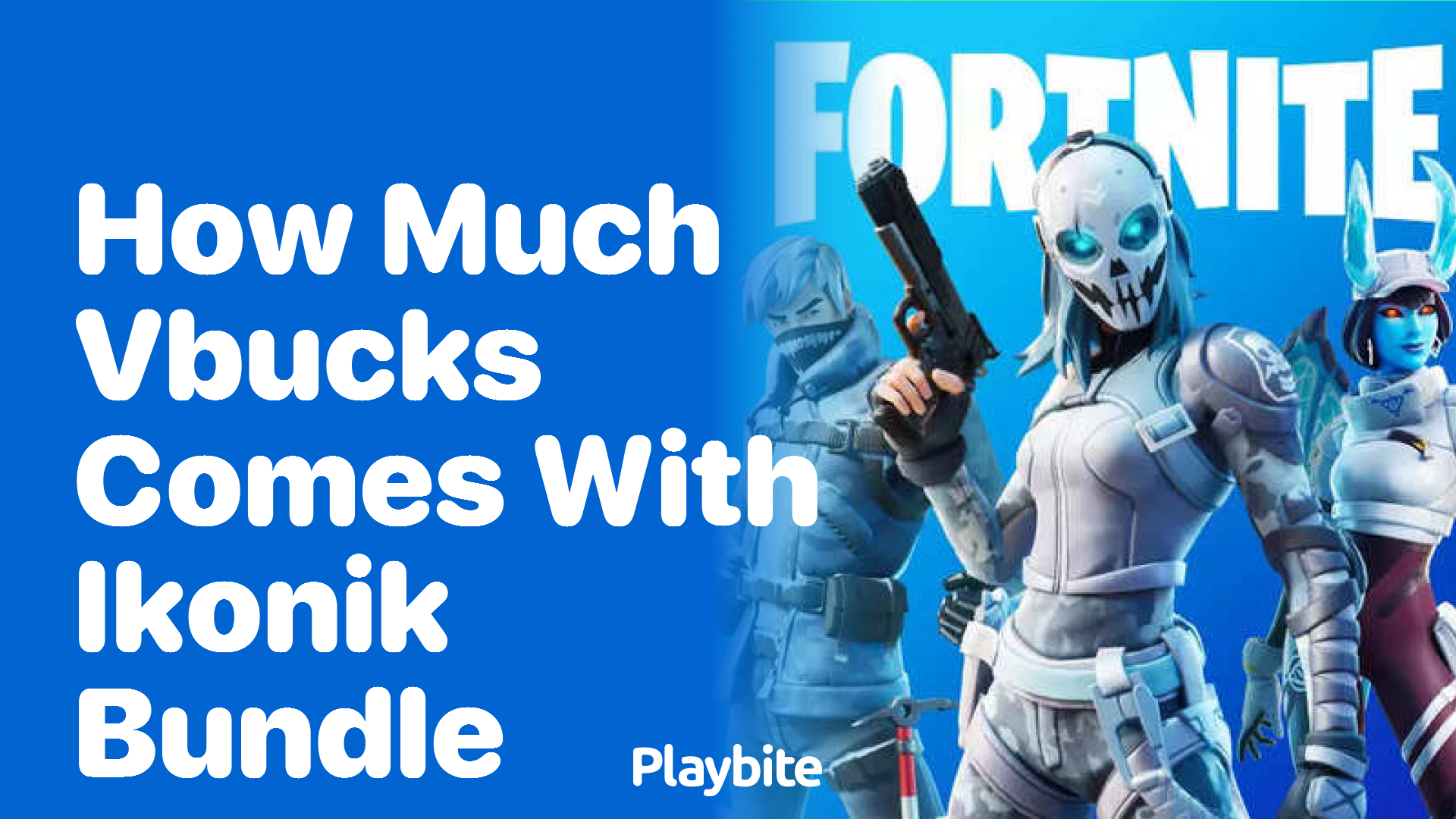 How Much V-Bucks Comes with the Ikonik Bundle?