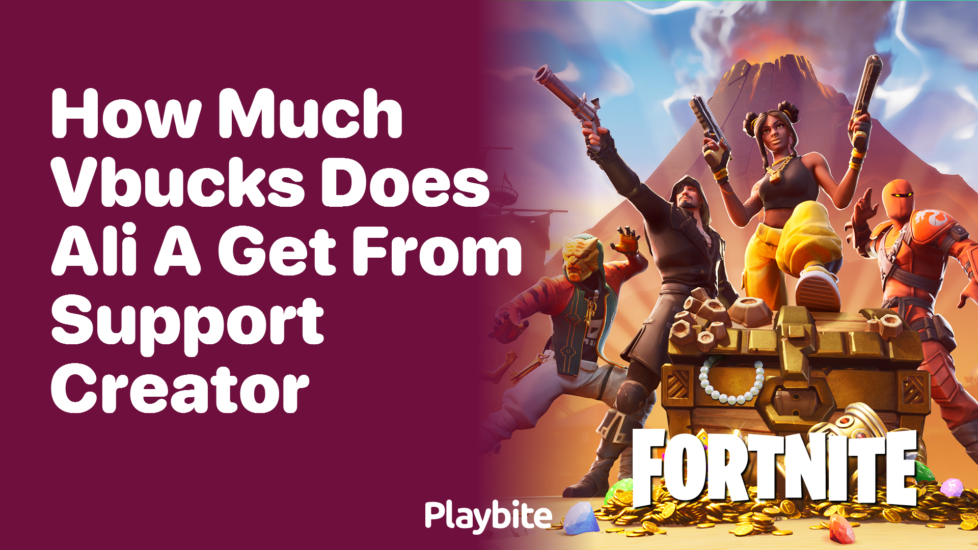 How Much V-Bucks Does Ali-A Get From a Support-a-Creator Code?