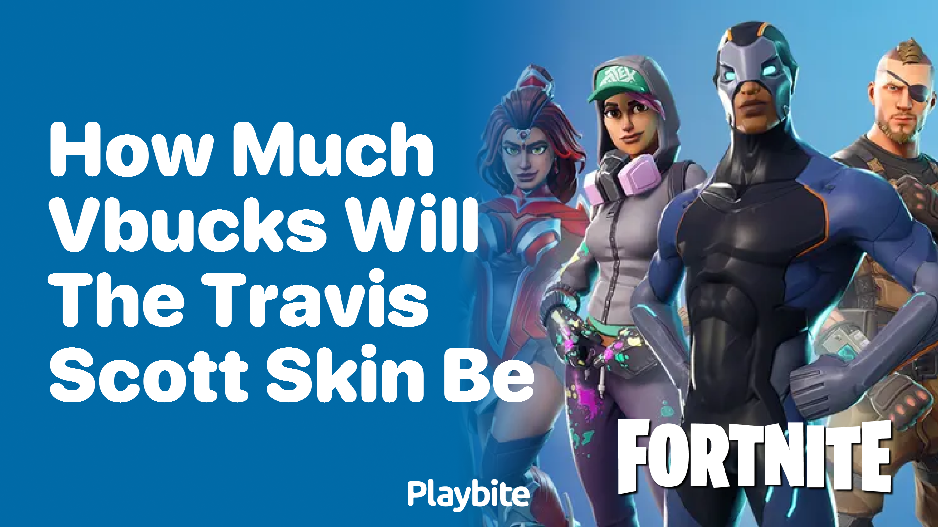 How Much V-Bucks Will The Travis Scott Skin Be?