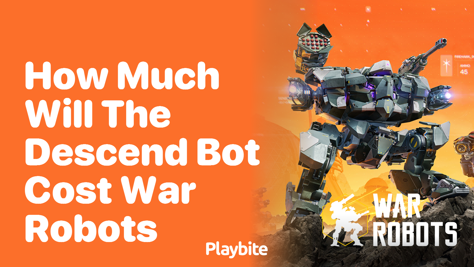 How Much Will the Descend Bot Cost in War Robots?