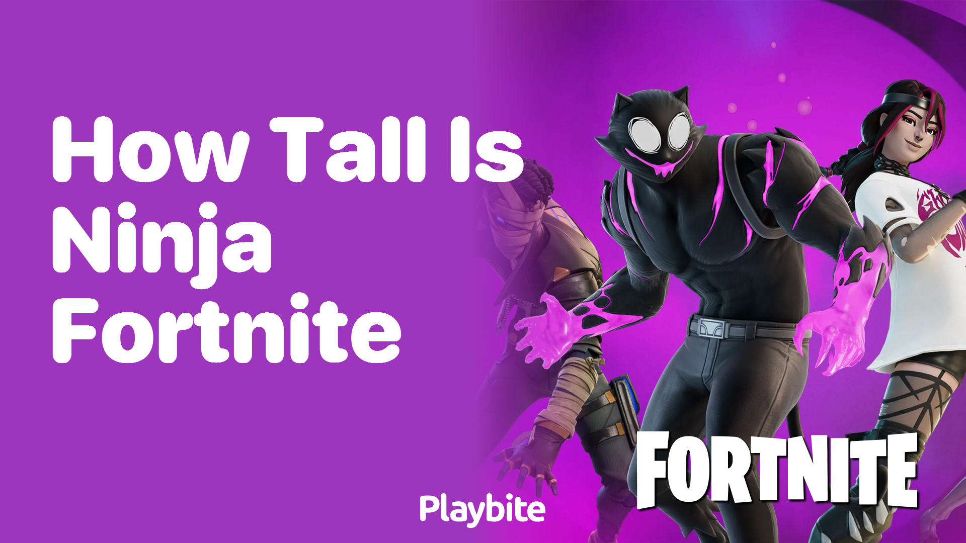 How Tall is Ninja in Fortnite?