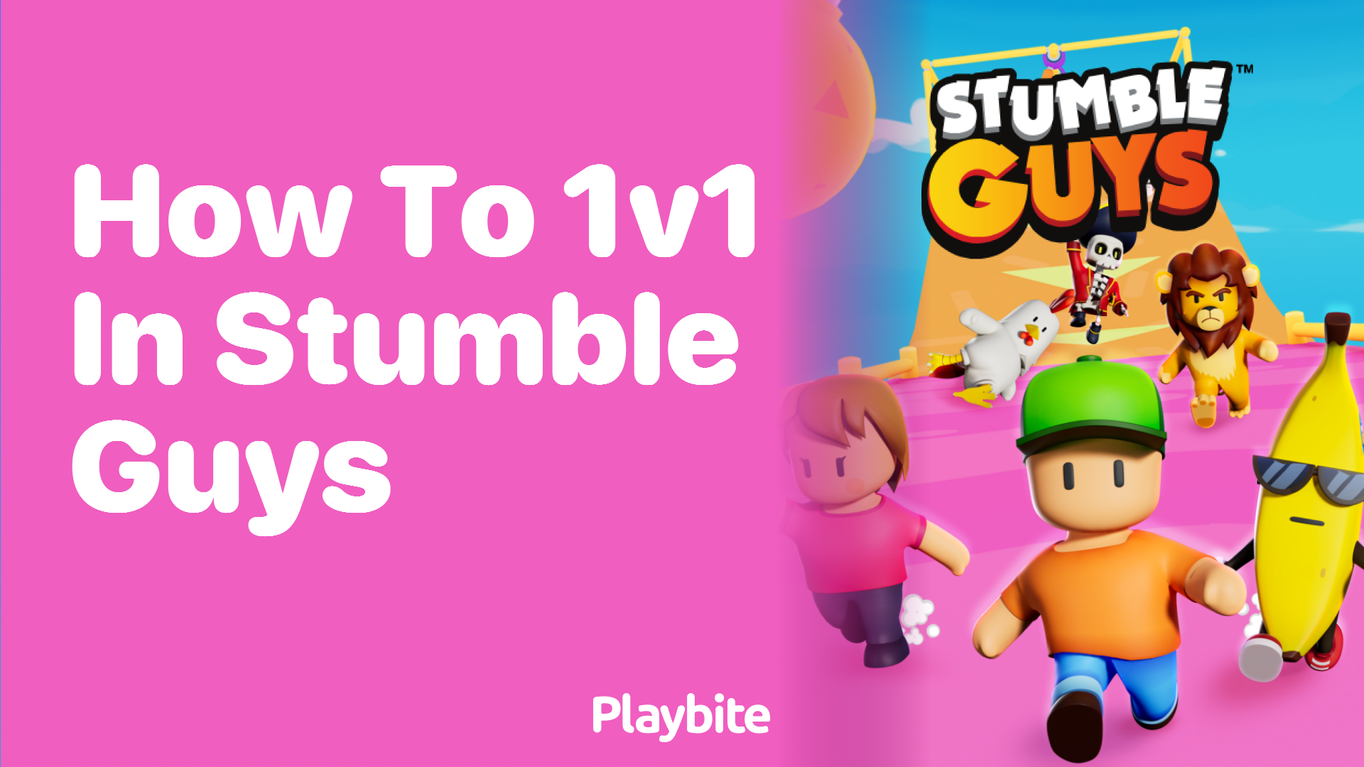 How to 1v1 in Stumble Guys?