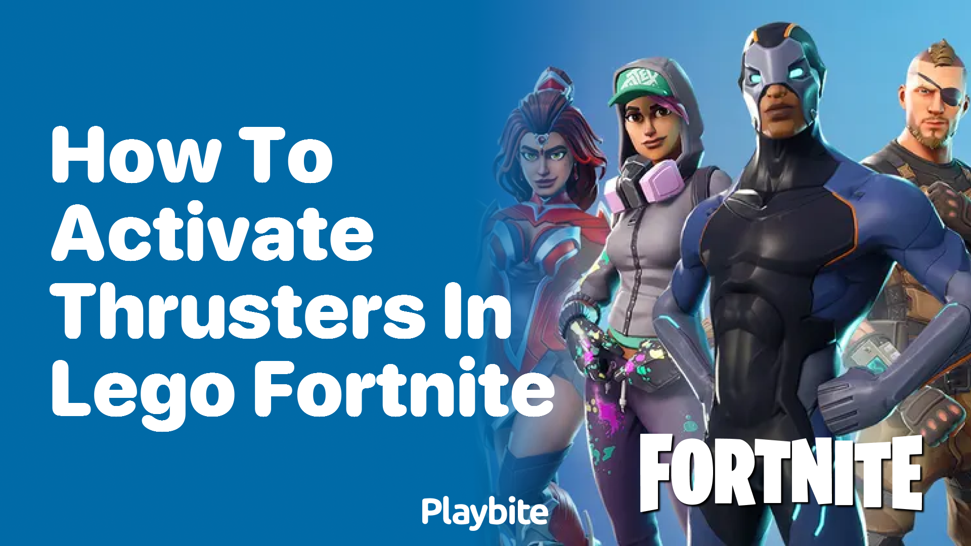 How to Activate Thrusters in LEGO Fortnite