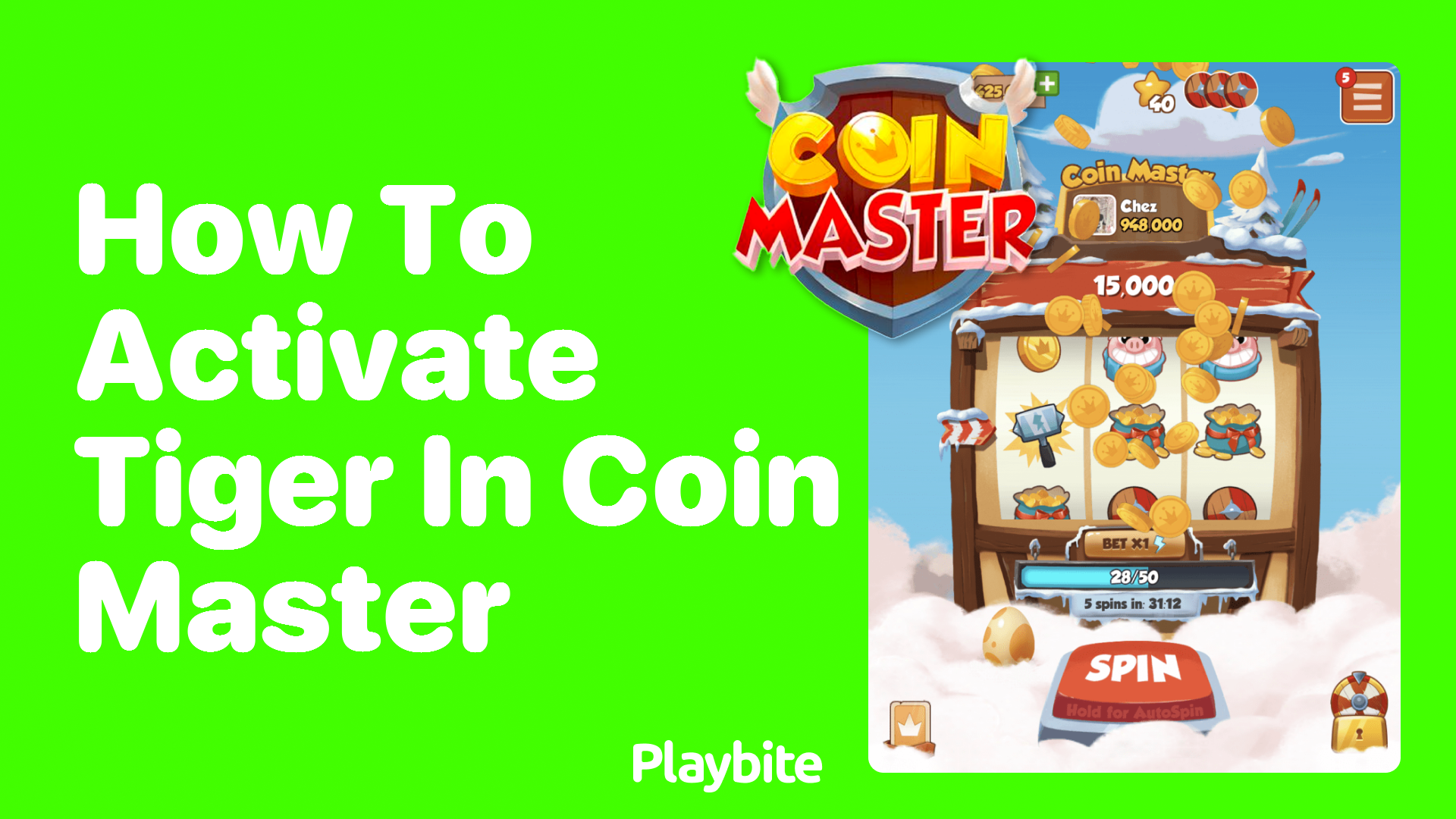 How to Activate Tiger in Coin Master: Let the Hunt Begin!
