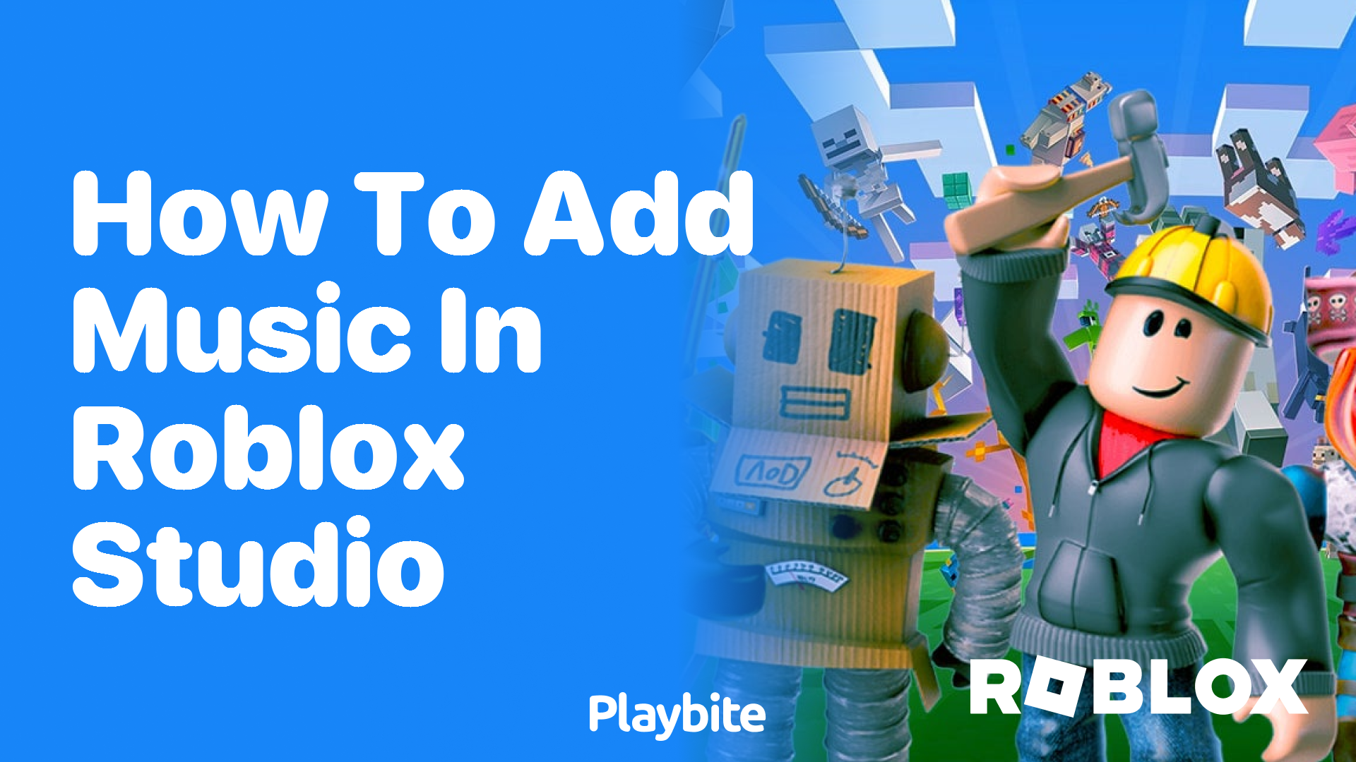 How to add music in Roblox studio