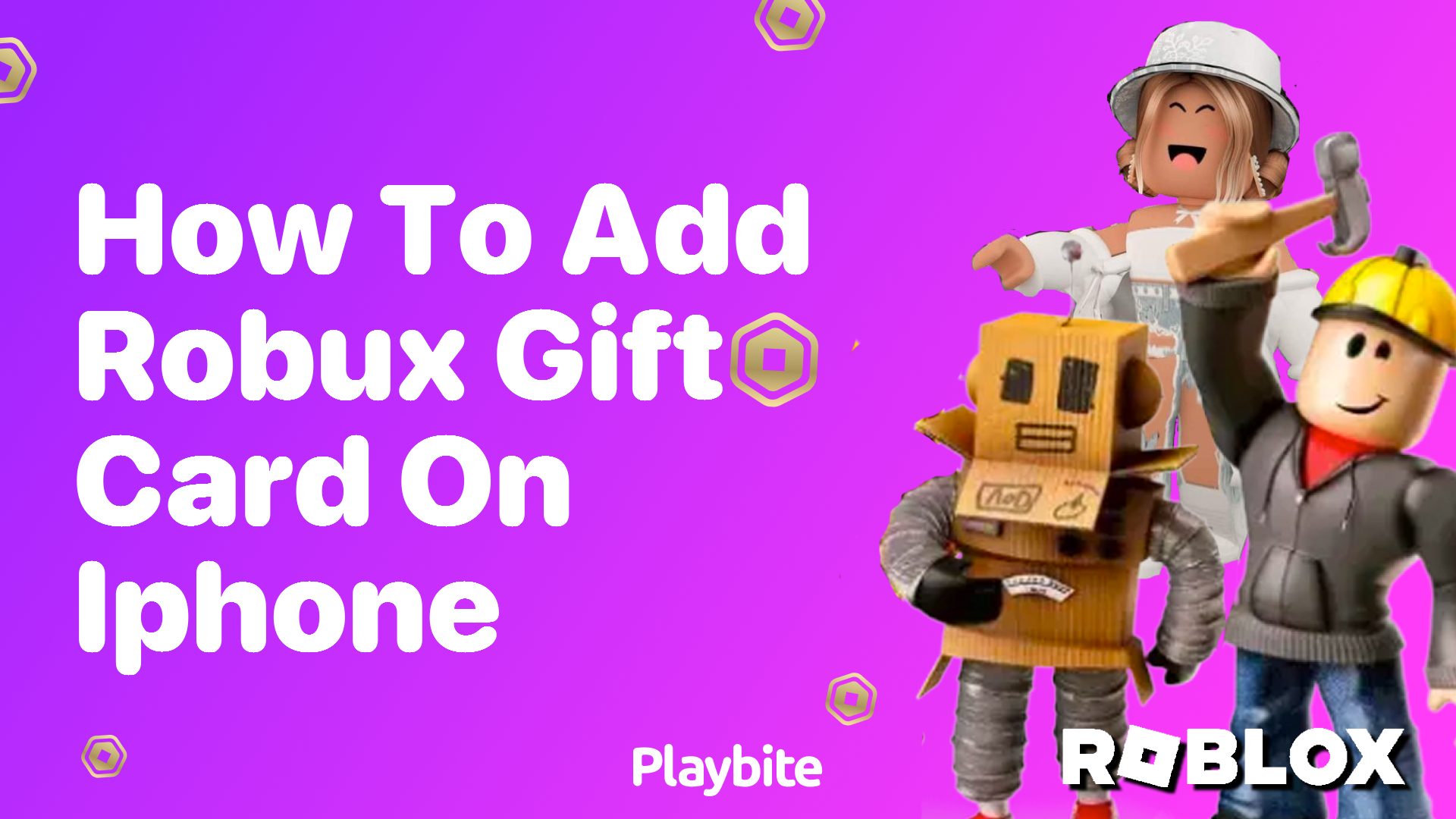 How to Add a Robux Gift Card on Your iPhone
