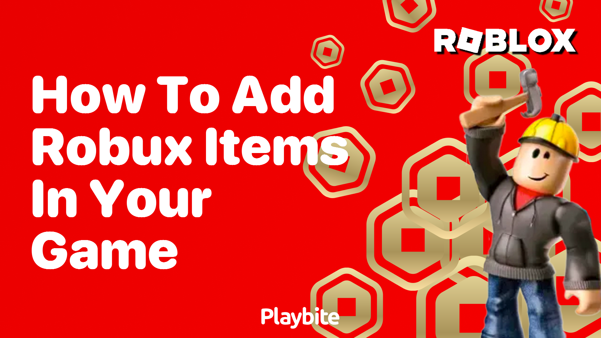 How to Add Robux Items in Your Roblox Game