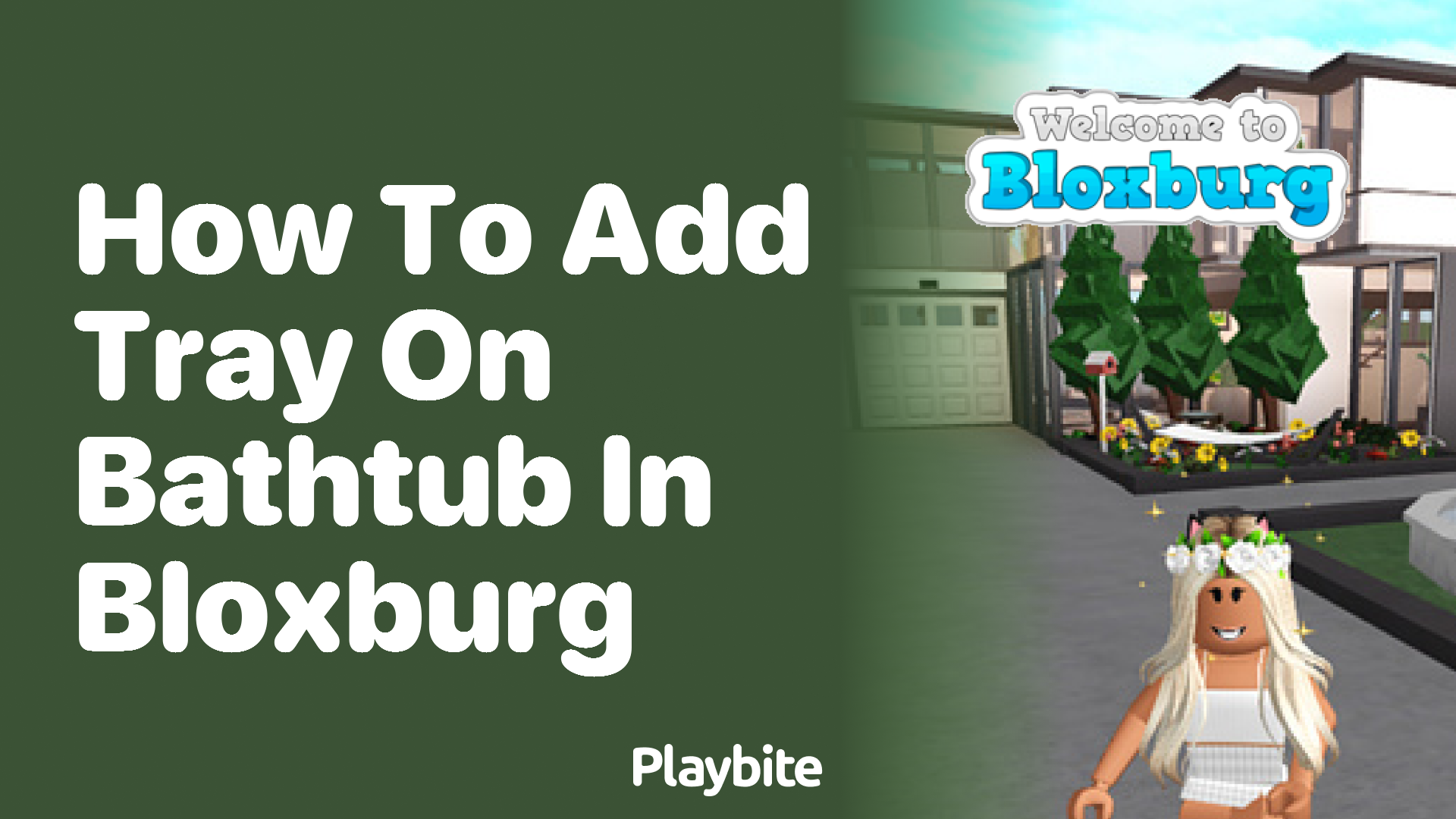 How to Add a Tray on Bathtub in Bloxburg