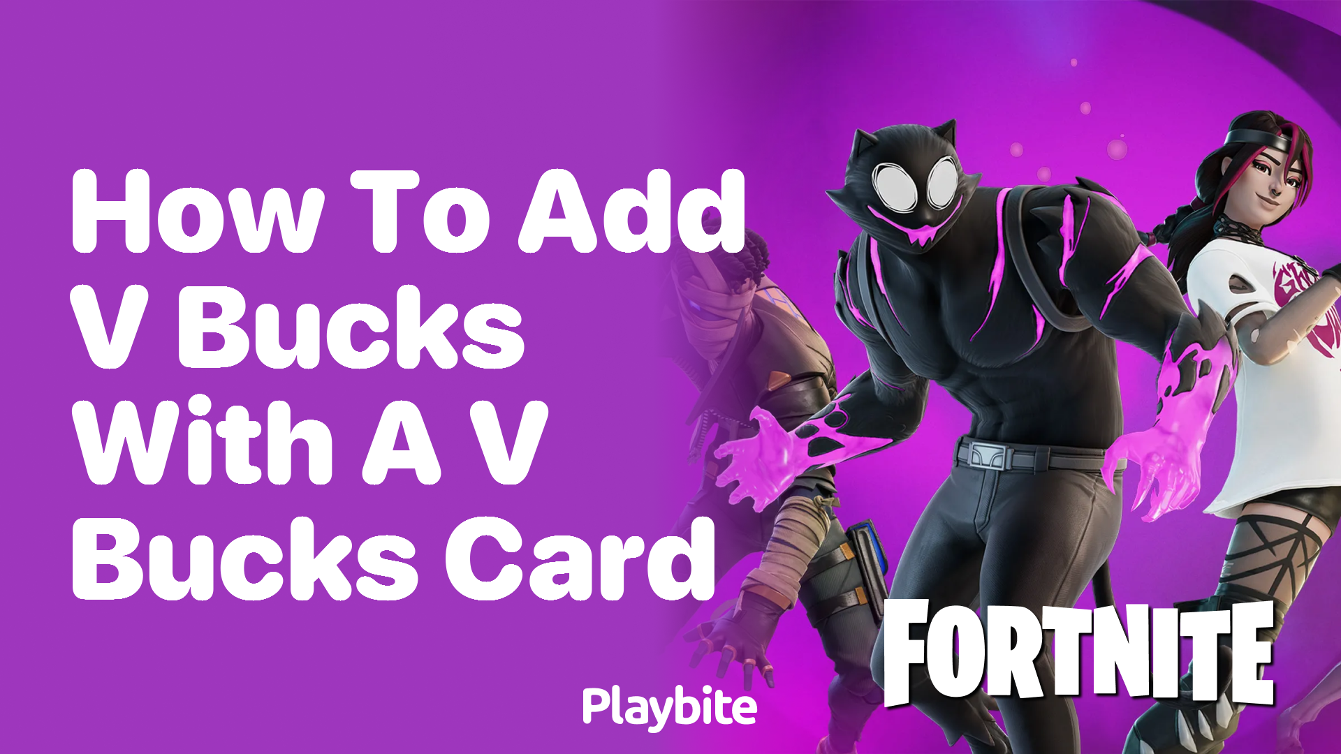 How to Add V-Bucks with a V-Bucks Card