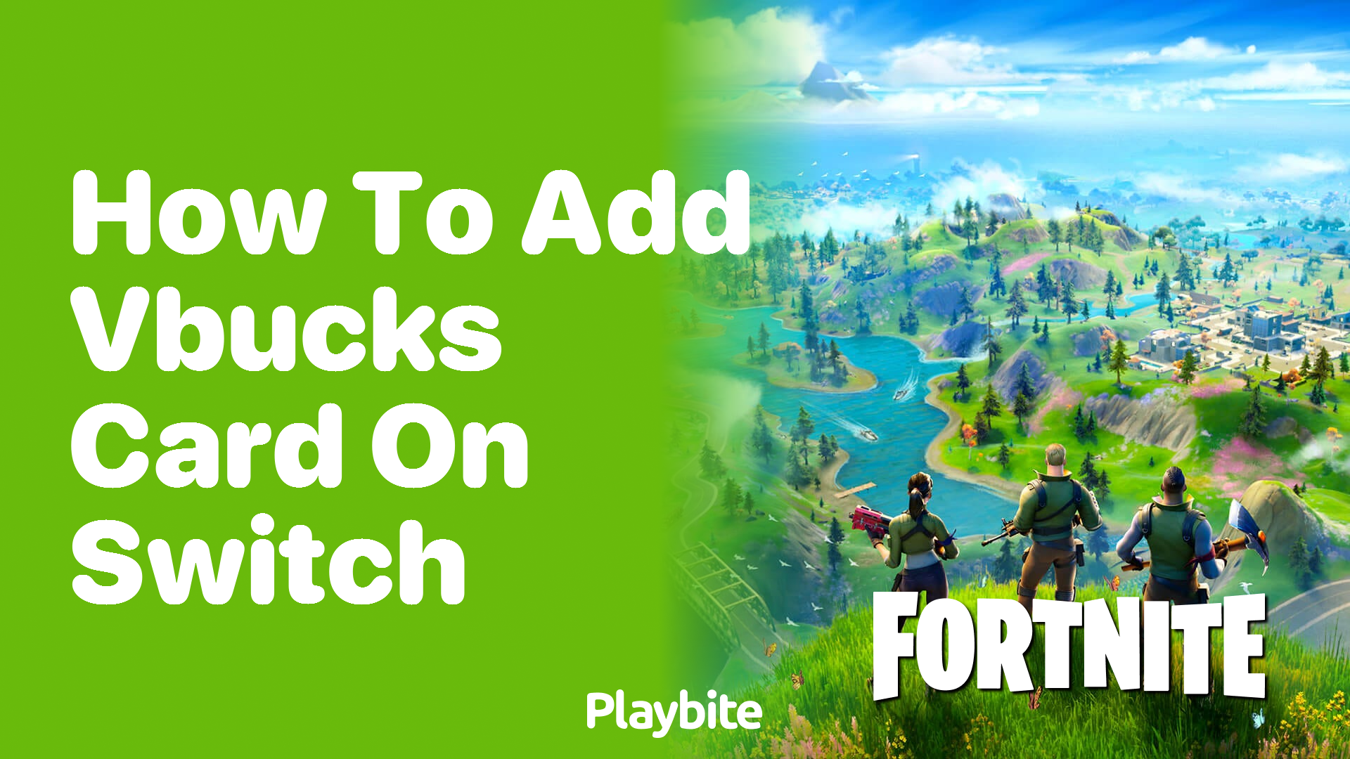 How to Add V-Bucks Card on Switch