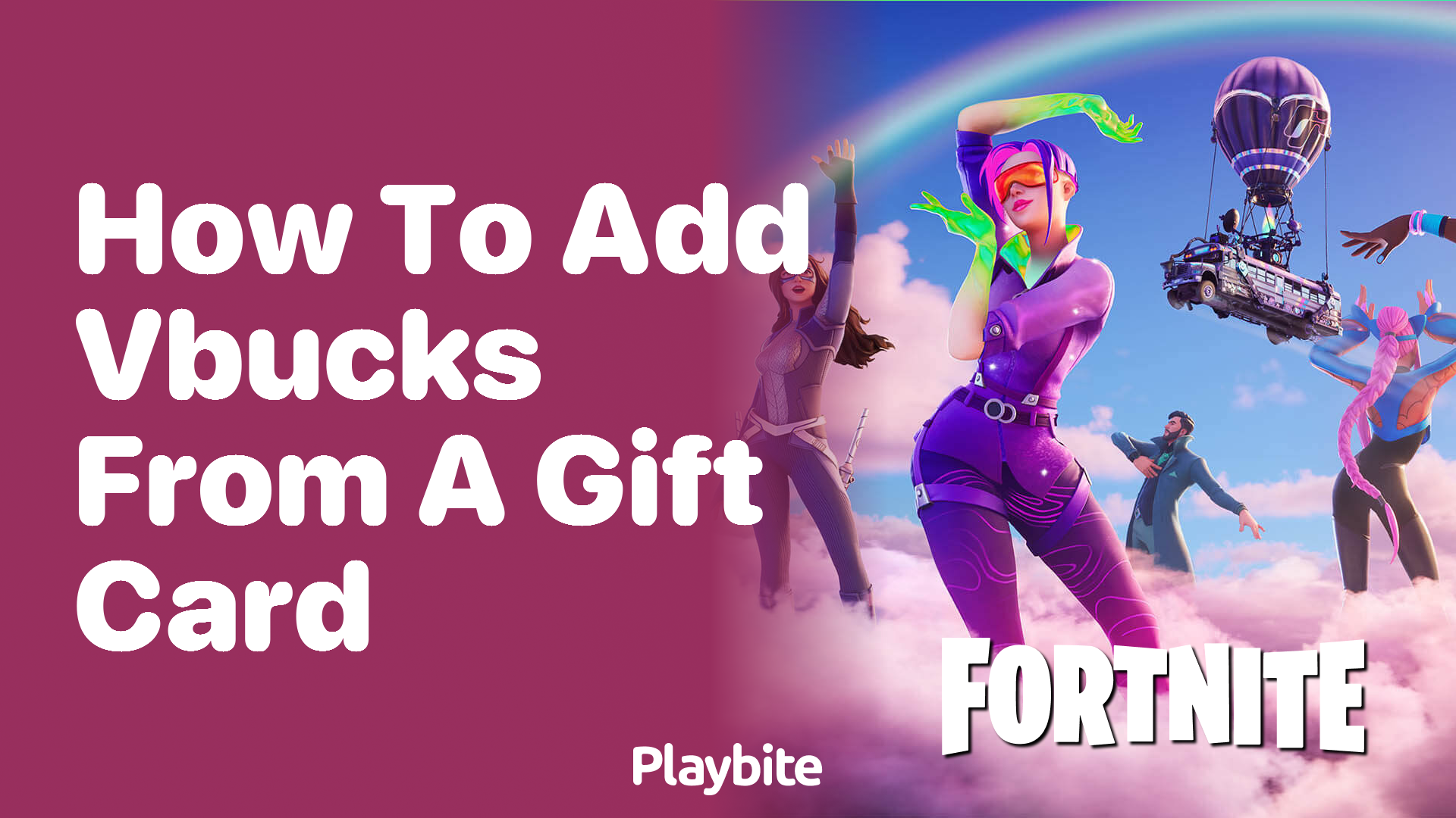 How to Add V-Bucks From a Gift Card to Your Fortnite Account