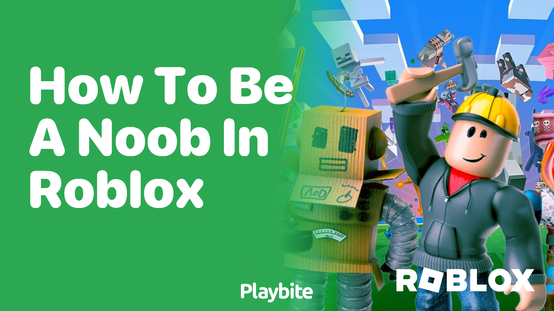 How to Be a Noob in Roblox