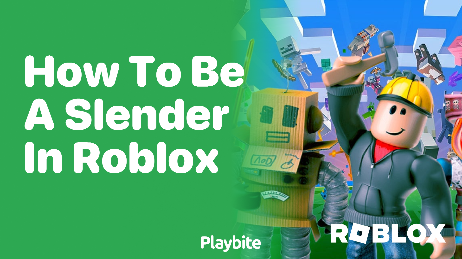 How to Be a Slender in Roblox