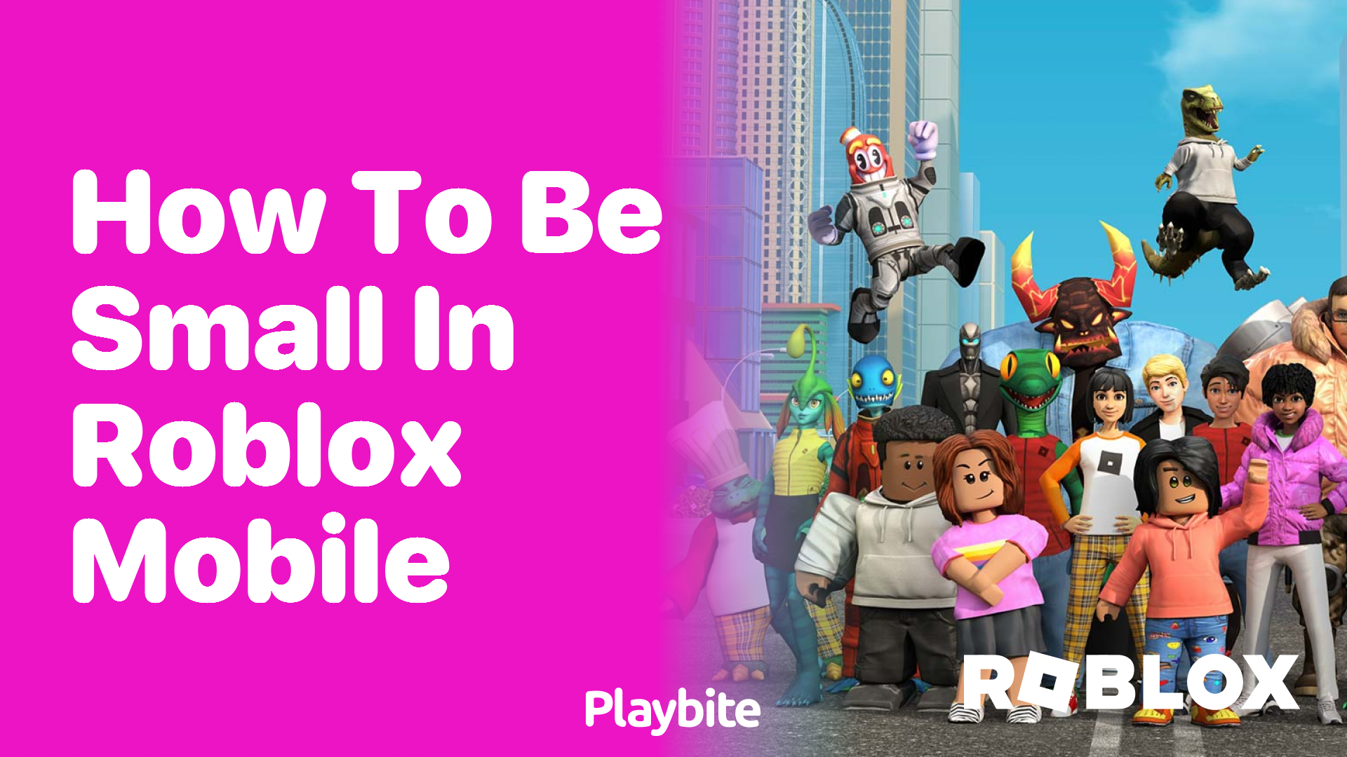 How to Be Small in Roblox Mobile?
