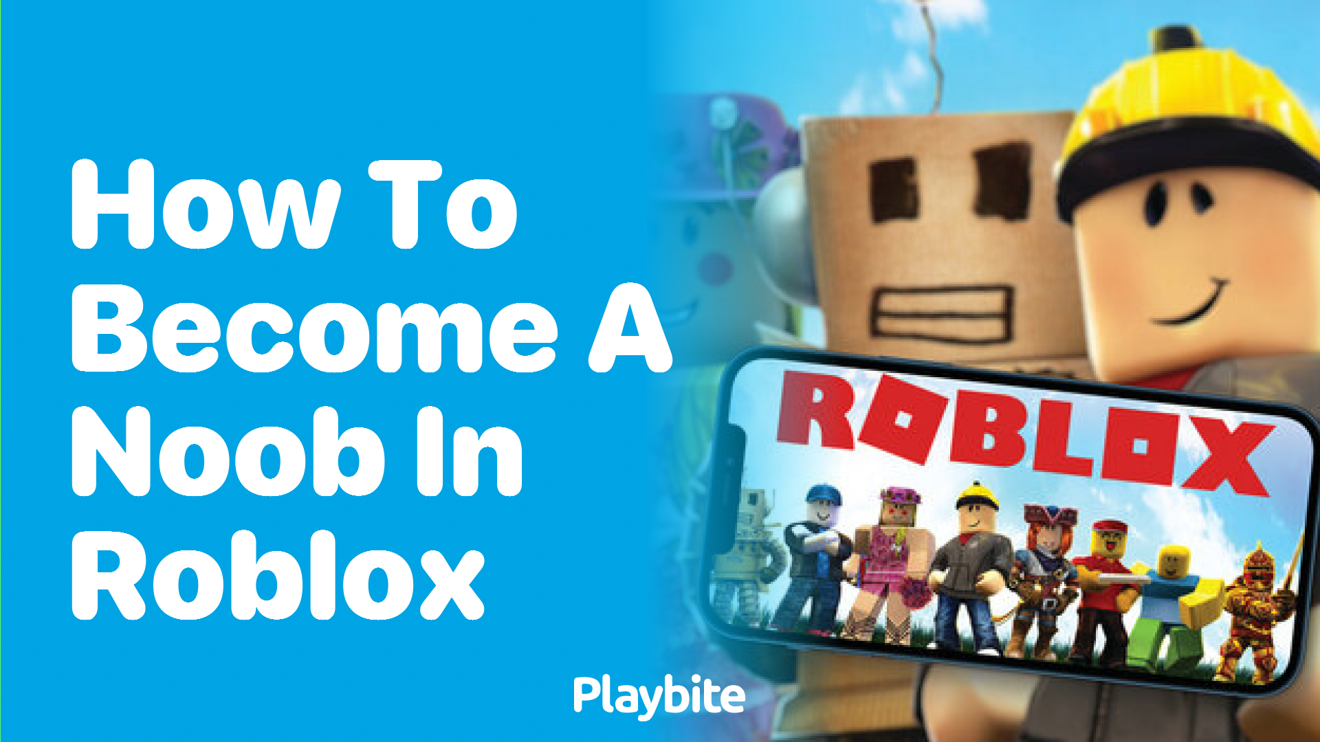 How to Become a Noob in Roblox