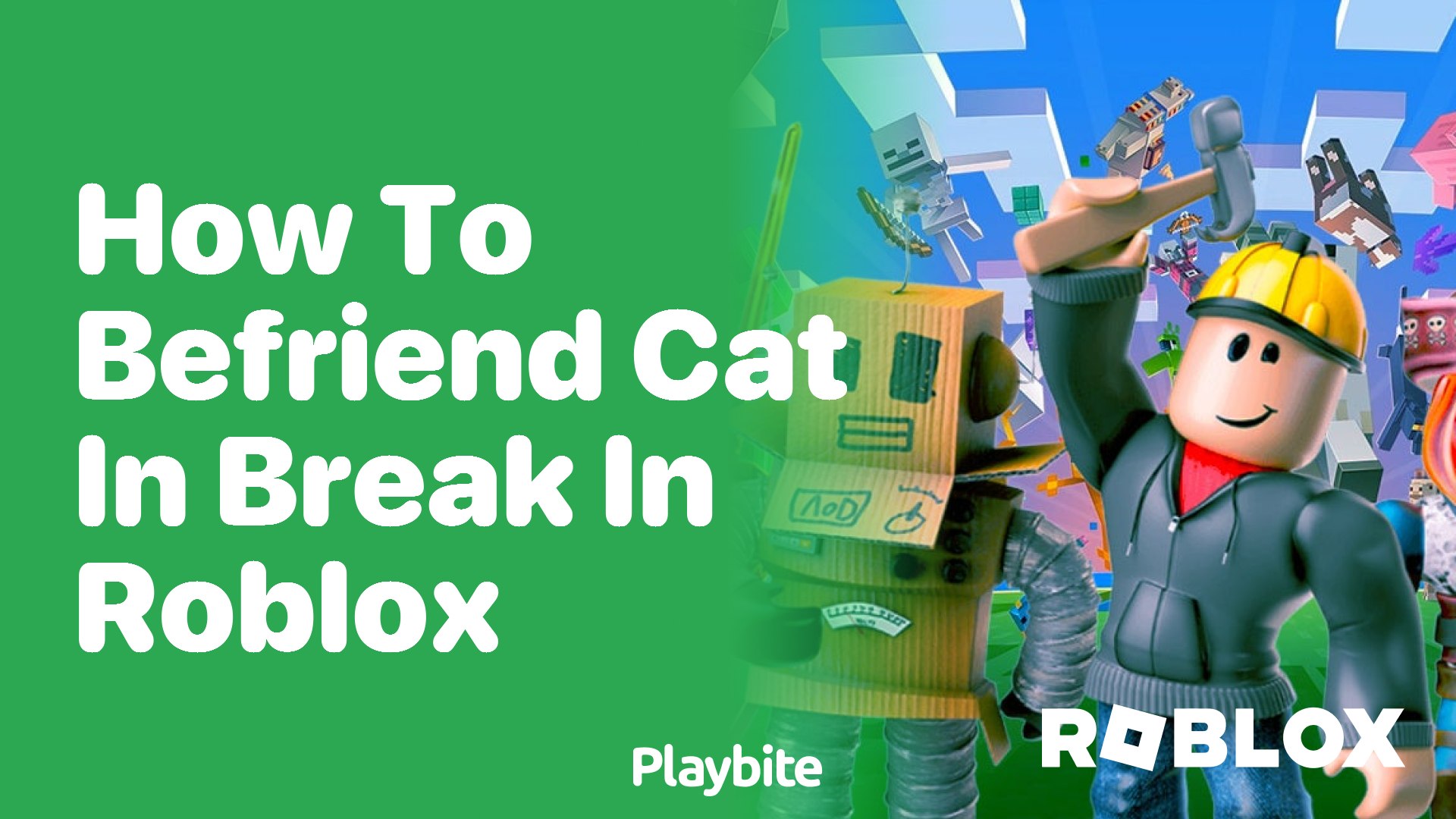 How to Befriend a Cat in Break In Roblox?