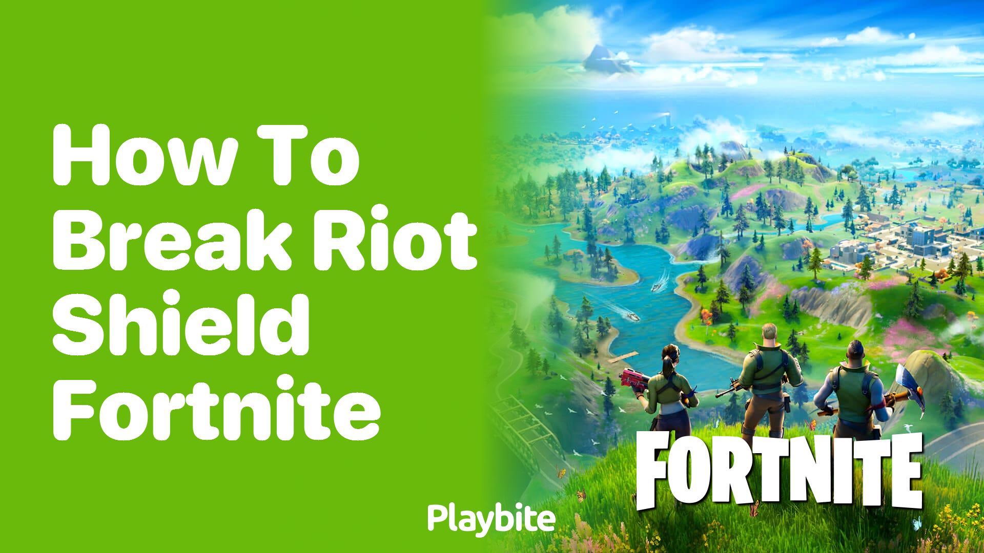 How to Break a Riot Shield in Fortnite
